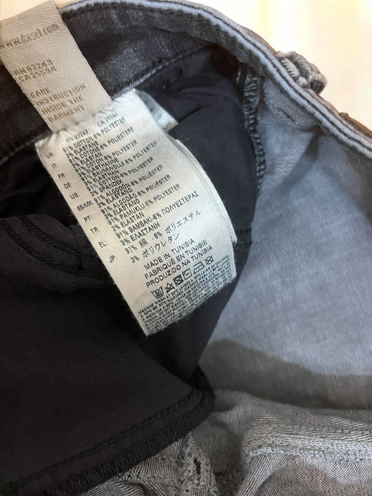 Diesel Diesel Skinzee Super Slim fit jeans size W30 L32 Size 30" / US 8 / IT 44 - 7 Thumbnail