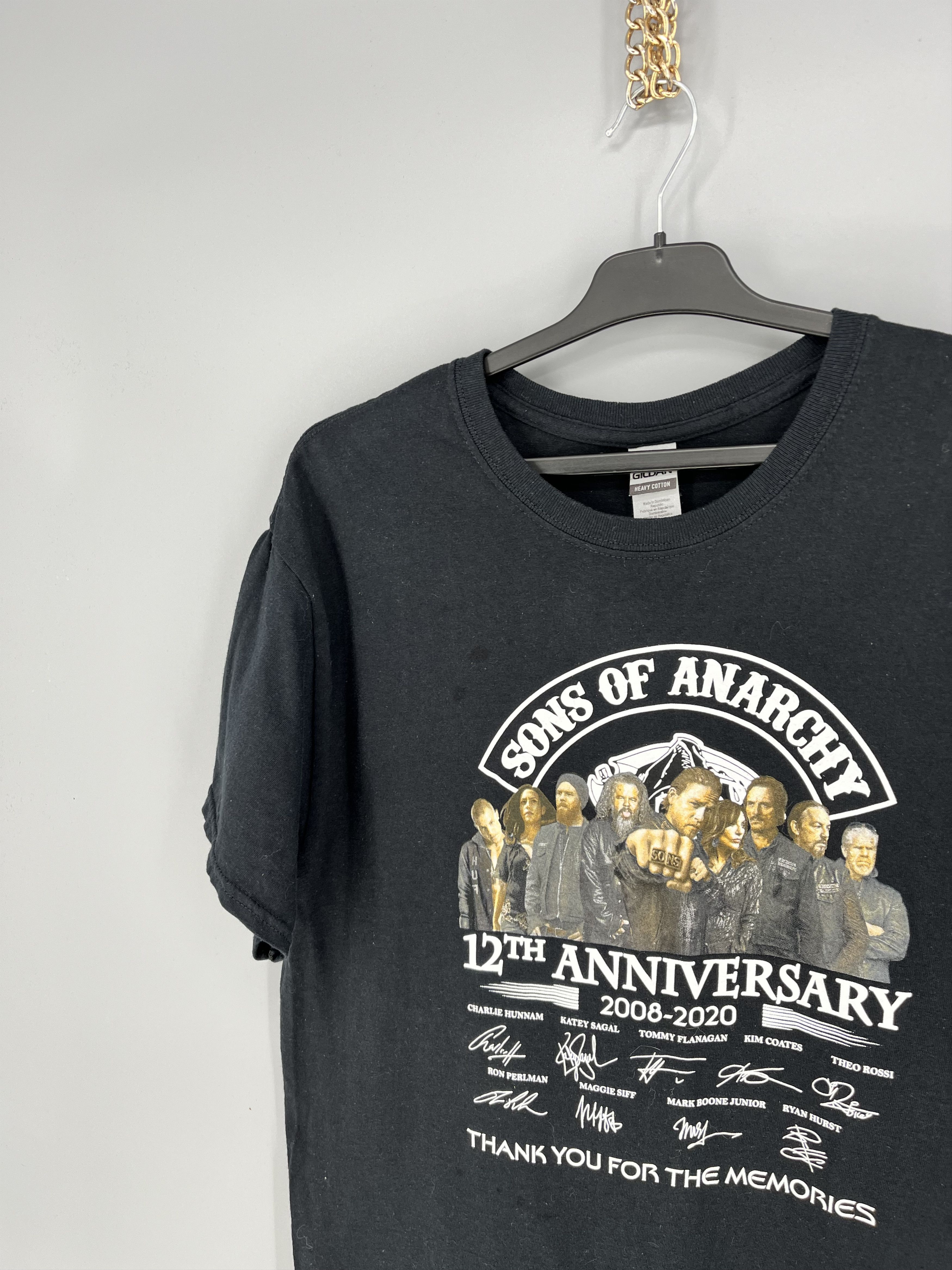 Band Tees SONG OF ANARCHY 13th 2008-2020 THANK YOU FOR THE MEMORIES Size US L / EU 52-54 / 3 - 7 Thumbnail