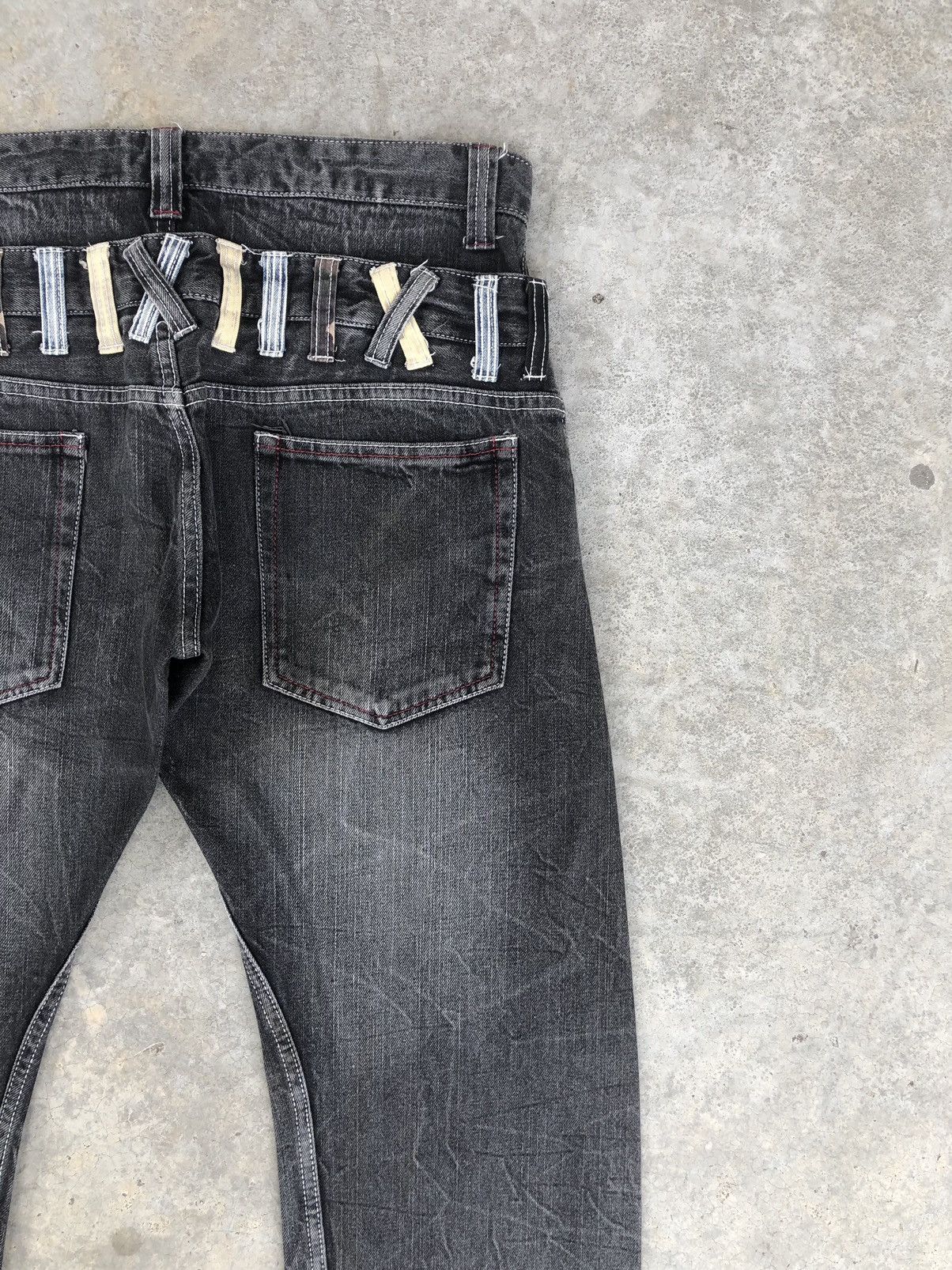 Hysteric Glamour Japanese Memory Special Double Waist Distressed Jeans Size US 33 - 11 Thumbnail