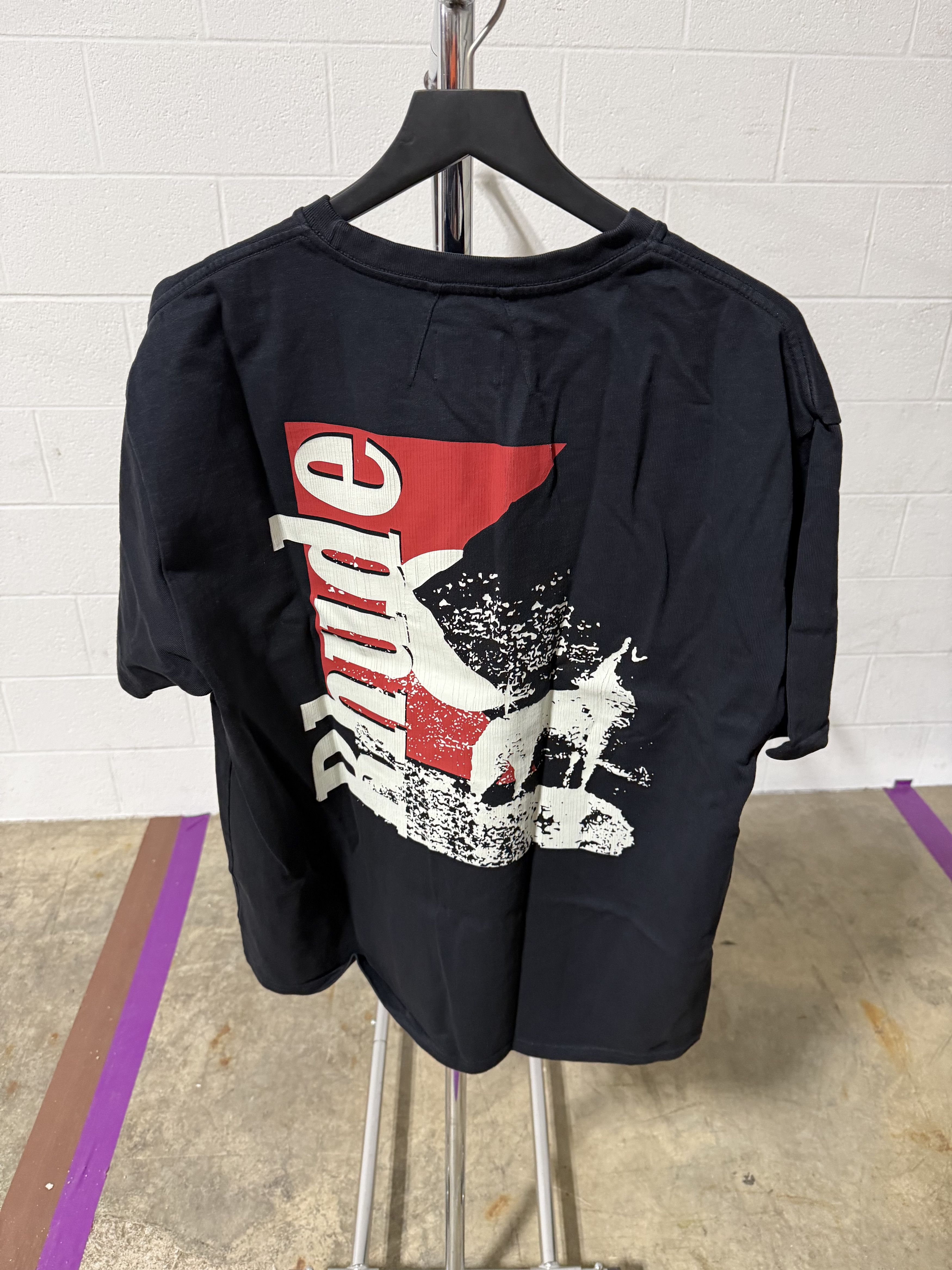 Rhude Rhude Moonlight Wolf Pocket Tee 'Vintage Black' Size US XL / EU 56 / 4 - 4 Thumbnail