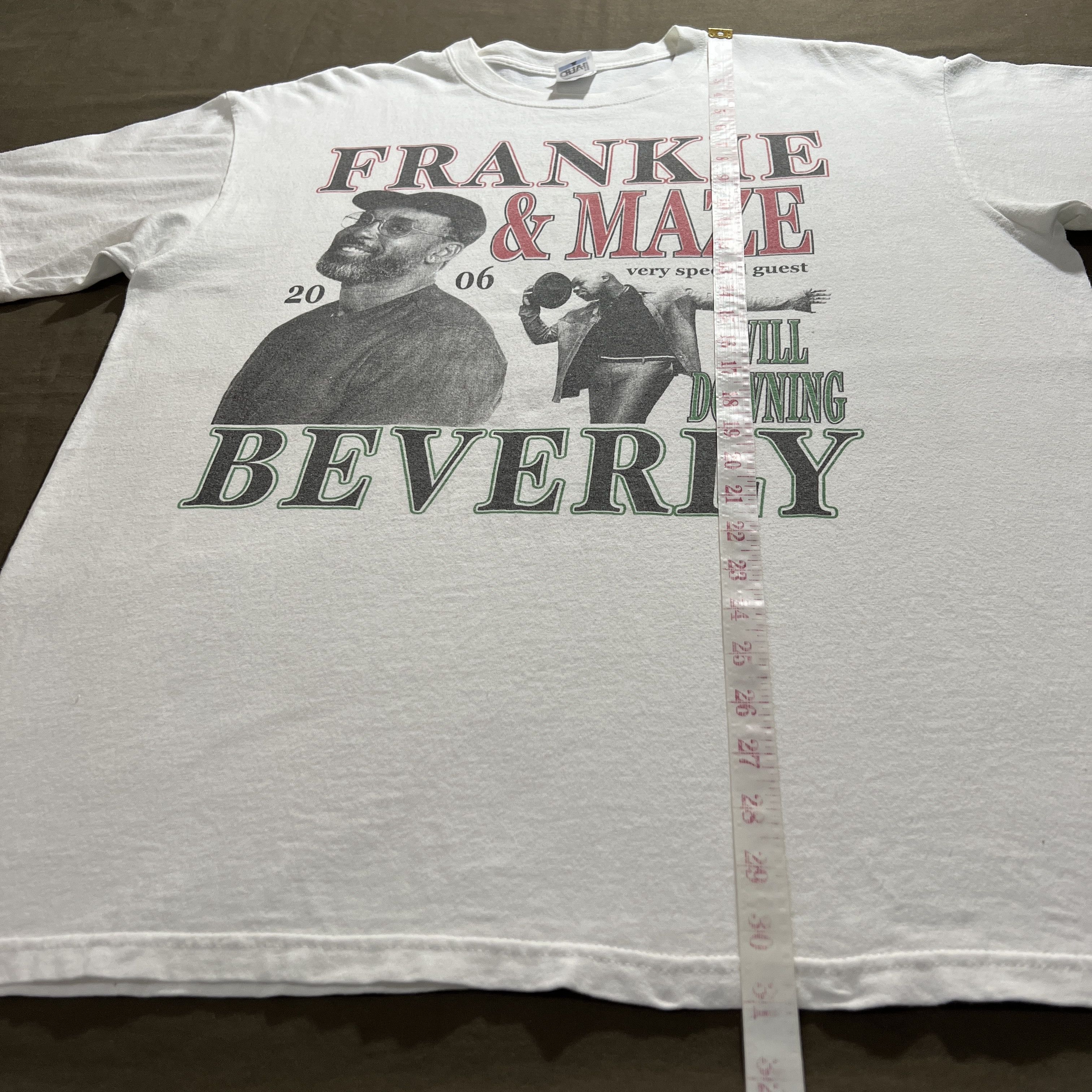 Band Tees × Rap Tees × Vintage Vintage Y2K Frankie Beverly Maze Will Downing Promo Tee XL Size US XL / EU 56 / 4 - 9 Thumbnail