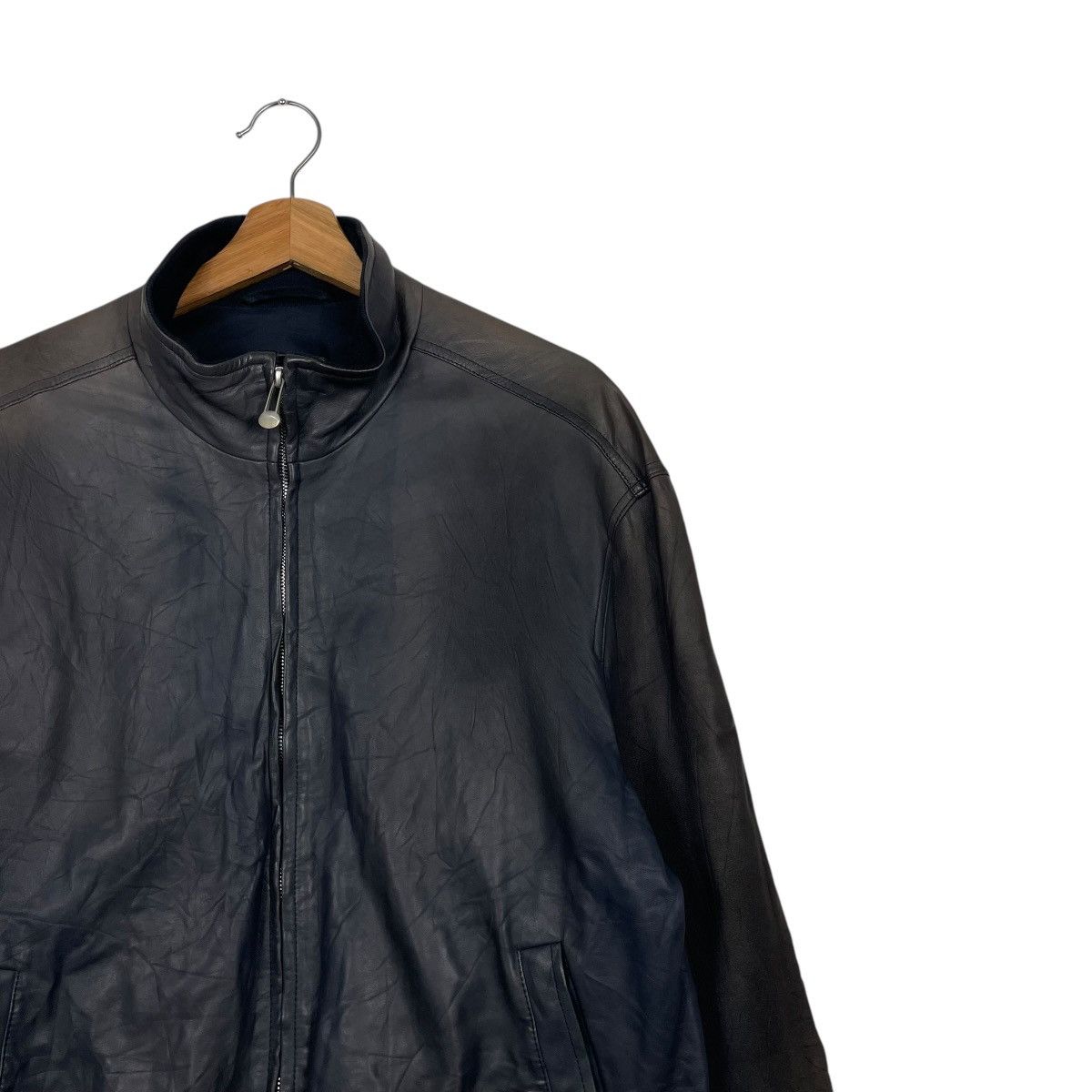 Designer 💥 LEATHER BIKER EDDY MONETTI JACKET Size US M / EU 48-50 / 2 - 5 Thumbnail