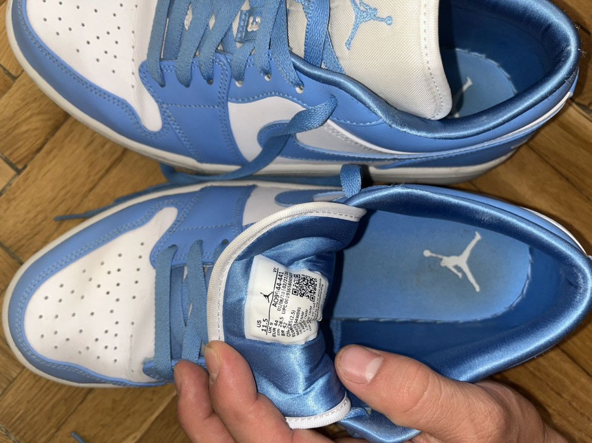 Nike Jordan 1 Unc Size US 9.5 / EU 42-43 - 4 Thumbnail