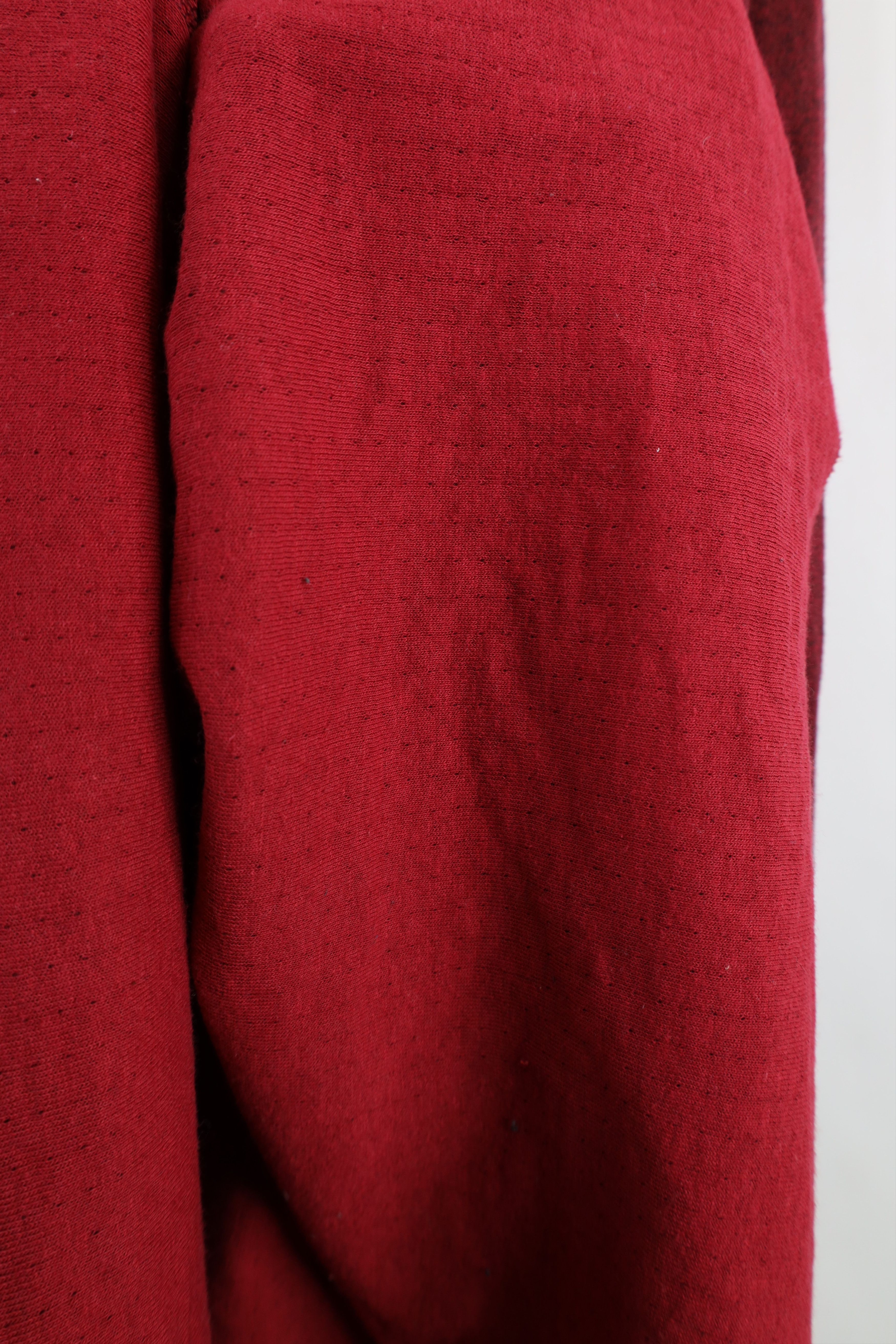 L.L. Bean × Vintage Vintage LL Bean Wool Blend Thermal Knit Henley T-Shirt Red Size US XL / EU 56 / 4 - 9 Thumbnail