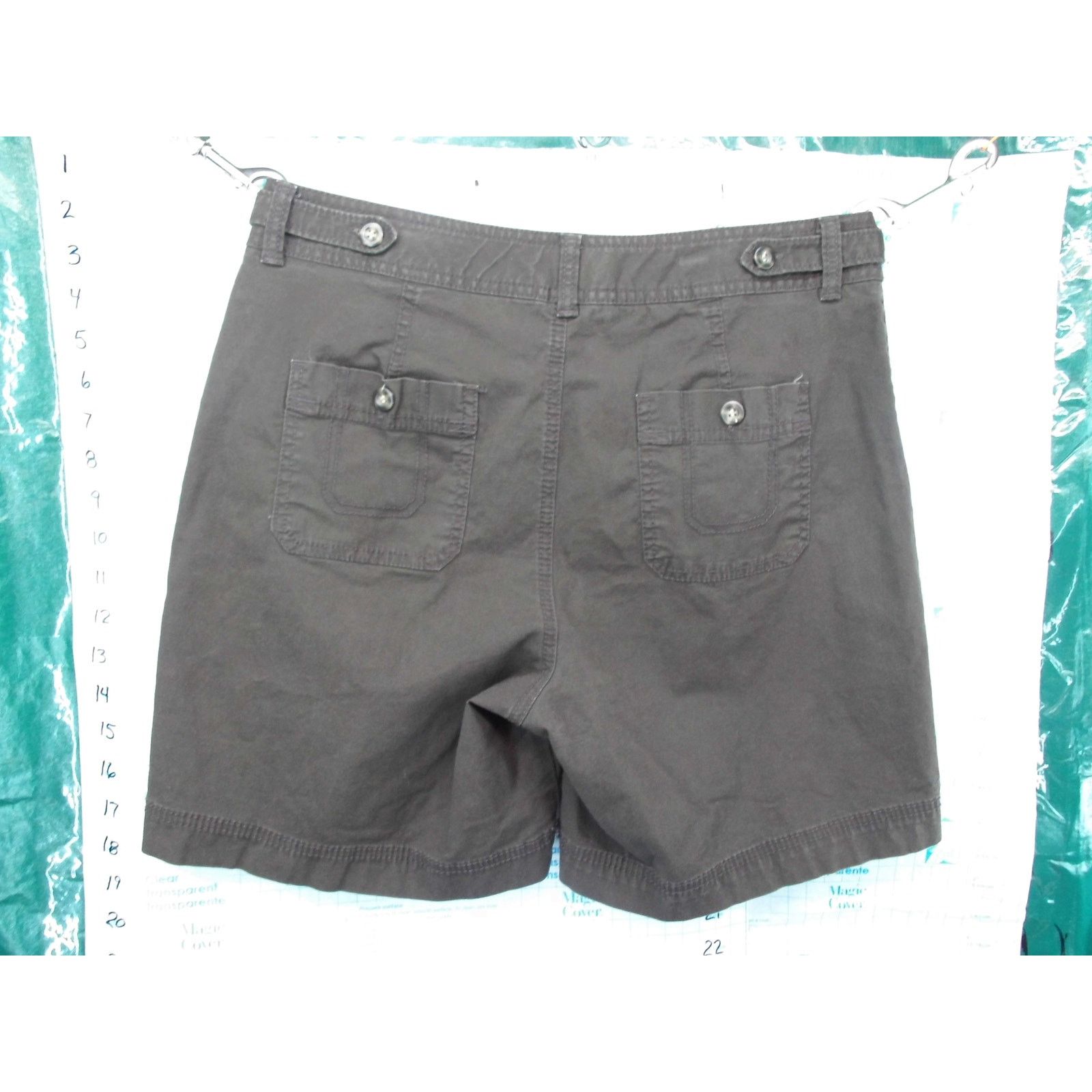 Dockers Dockers Size 6 Mid Rise Curvy Brown Khaki Shorts Pockets Size 28" / US 6 / IT 42 - 4 Thumbnail