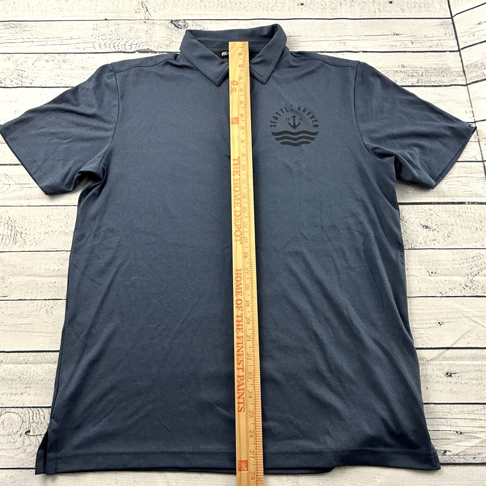 TravisMathew Travis Mathew Seattle Kraken Short Sleeve Golf Polo Shirt Men's M Blue Size US M / EU 48-50 / 2 - 4 Thumbnail