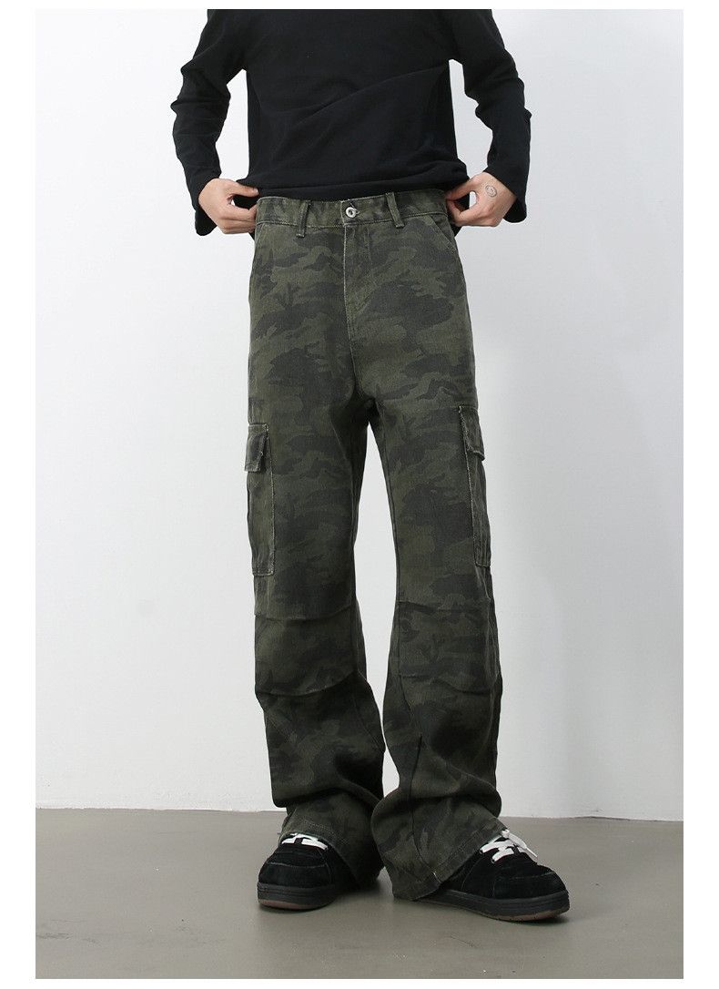 Japanese Brand Vintage loose high street camouflage cargo jeans Size US 32 / EU 48 - 2 Thumbnail