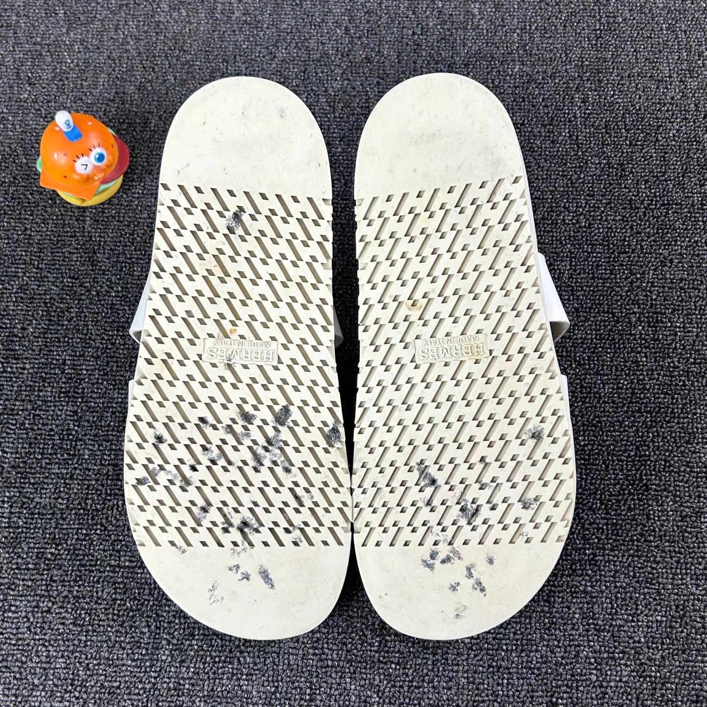 Hermes Hermes White Erji Slipper HB6772 42 Size US 9 / EU 42 - 6 Thumbnail