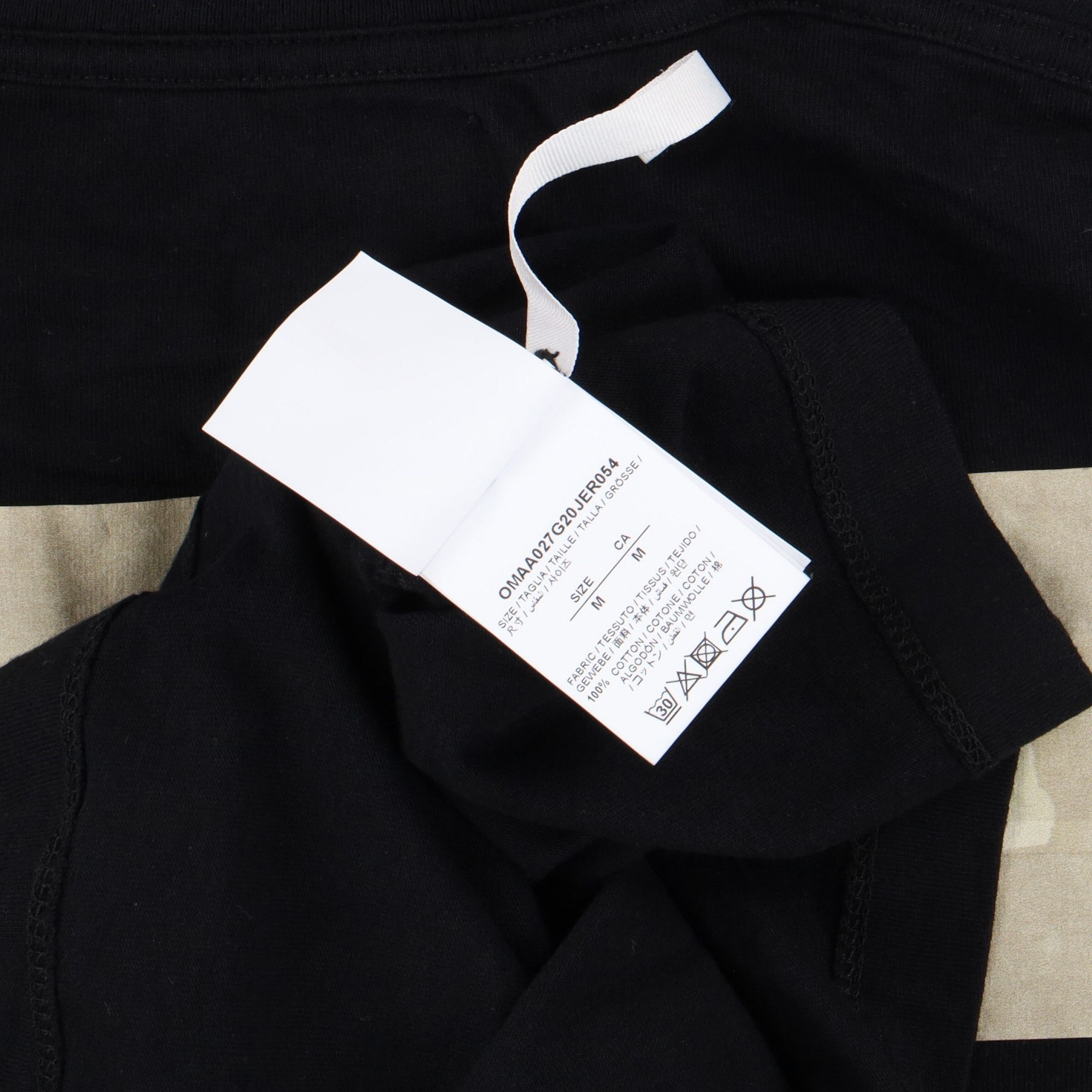 Off-White Black Tape Arrows Logo T-Shirt Size US M / EU 48-50 / 2 - 8 Thumbnail