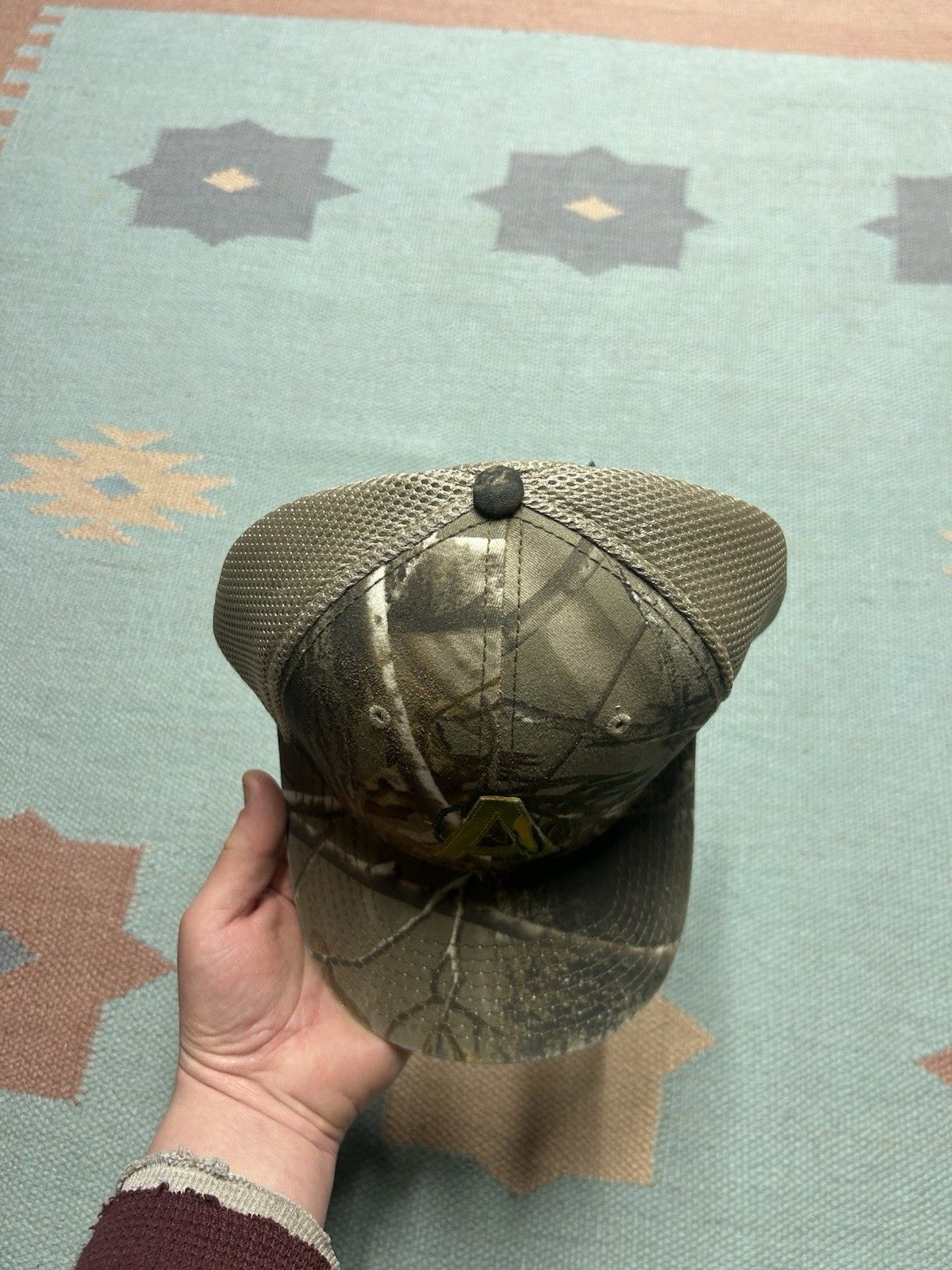 The Game Auburn bean & grain strapback hat camo NWT DEADSTOCK farm Size ONE SIZE - 3 Thumbnail