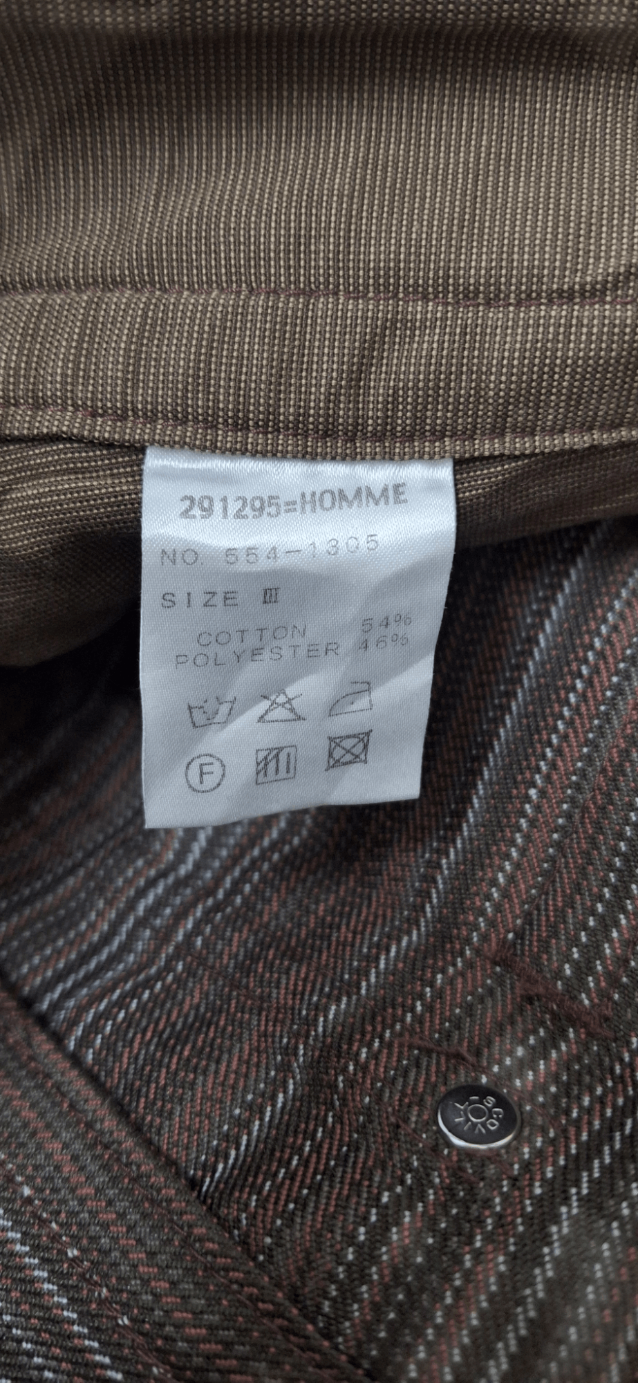 20471120 × 5351 POUR LES HOMMES × Japanese Brand Vintage 291295 Homme Pinstripe Baggy Pants Size US 32 / EU 48 - 15 Thumbnail