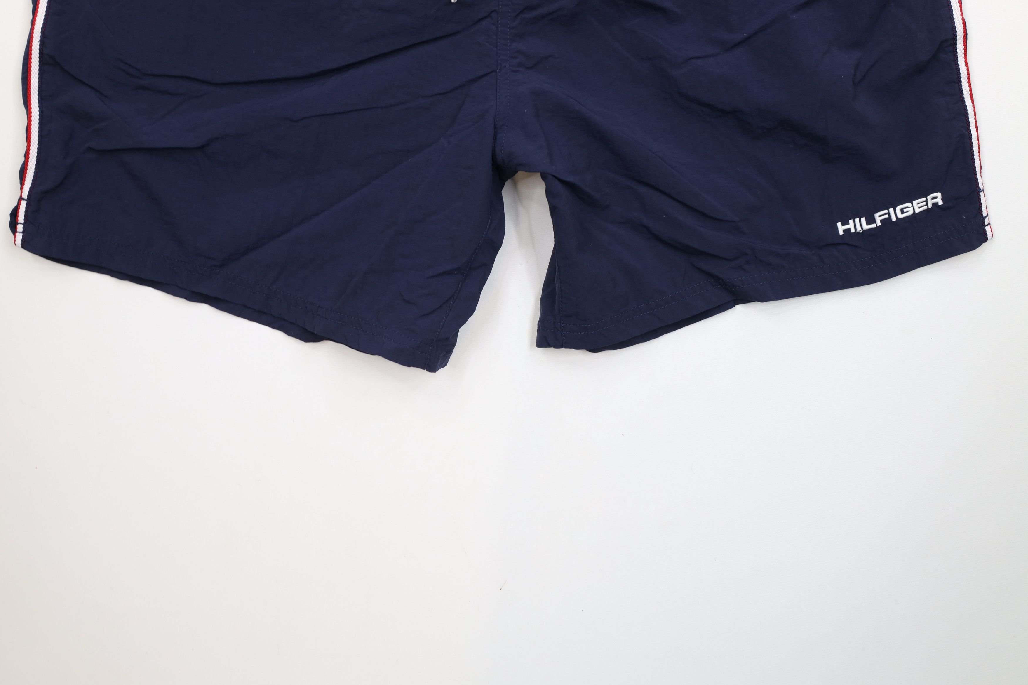 Tommy Hilfiger × Vintage Vintage 90s Tommy Hilfiger Striped Lined Shorts Swim Trunks Size US 36 / EU 52 - 4 Thumbnail
