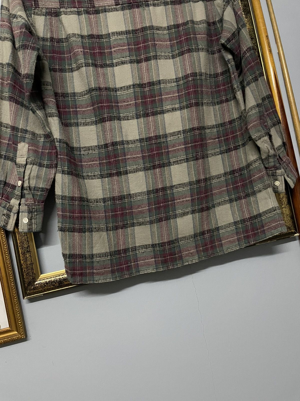Yves Saint Laurent Vintage Yvessaintlaurent Chemises Vertical Stripe Flannel Size US M / EU 48-50 / 2 - 12 Thumbnail