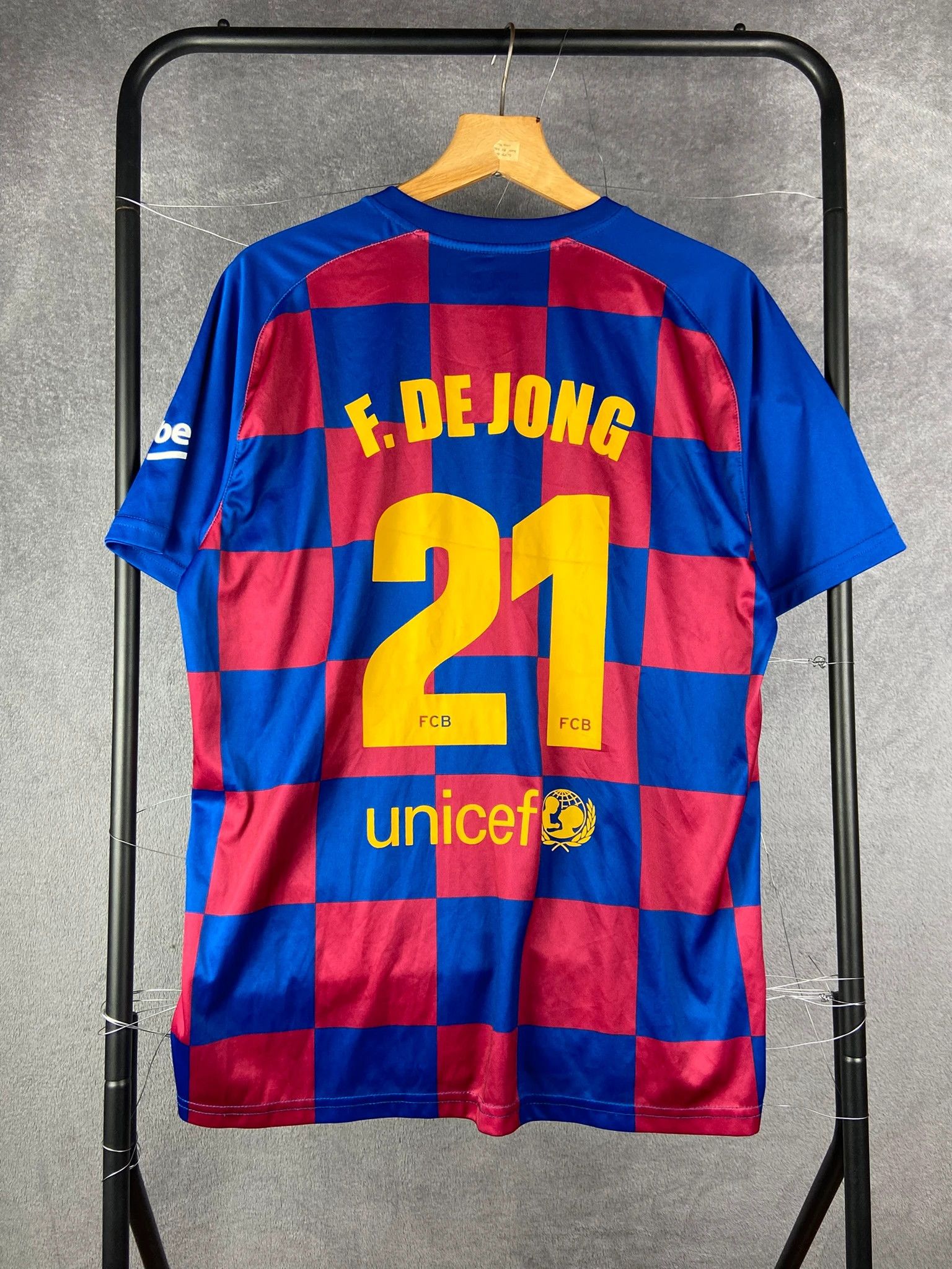 Nike Barcelona De Jong 21 football jersey Size US XL / EU 56 / 4 - 1 Thumbnail