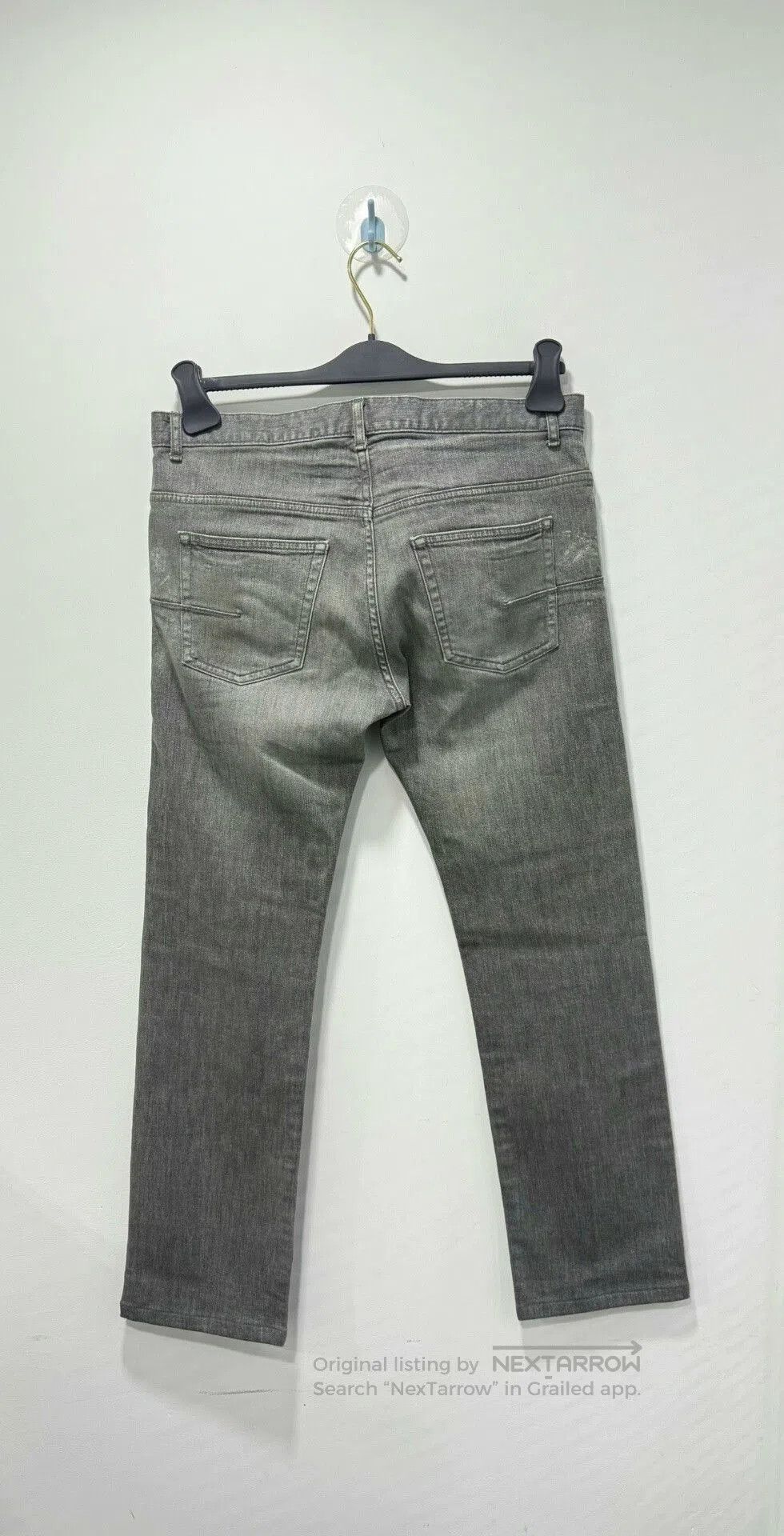 Dior Dior Gray Distressed Denim Jeans Size 32. Size US 32 / EU 48 - 2 Thumbnail