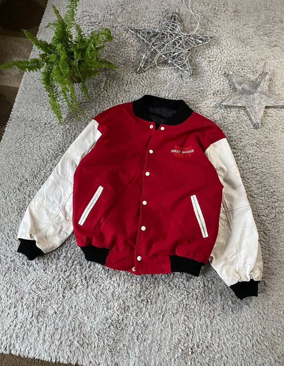 Harley Davidson × Vintage 00s Harley-Davidson Bomber Streetwear Vintage Motor Big Logo Size US M / EU 48-50 / 2 - 4 Thumbnail