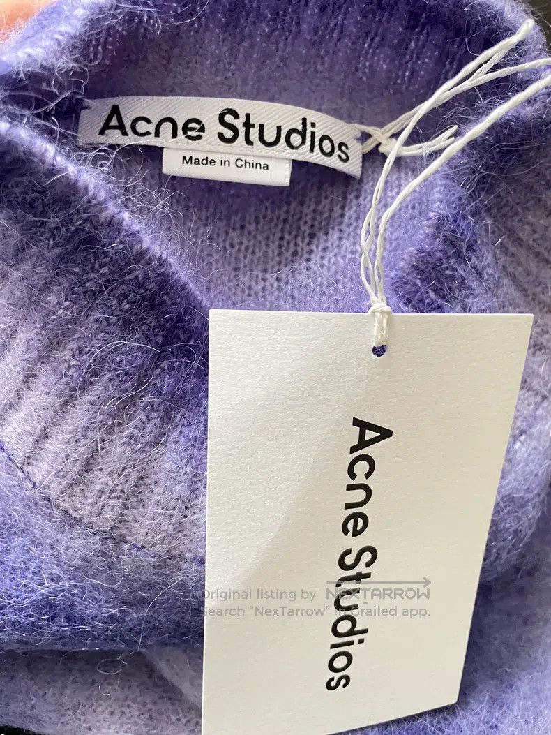 Acne Studios Acne Studios Purple Striped Sweater, Wool Blended Fabric Size US S / EU 44-46 / 1 - 5 Thumbnail