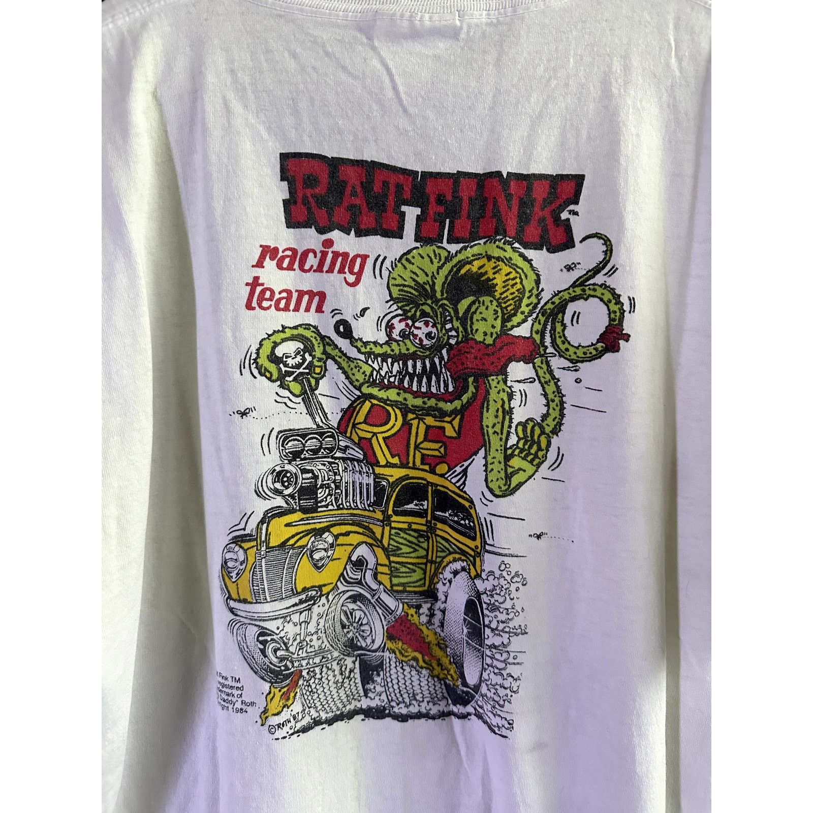 Hanes VINTAGE RAT FINK RACING TEAM SHIRT SIZE L Size US L / EU 52-54 / 3 - 3 Thumbnail