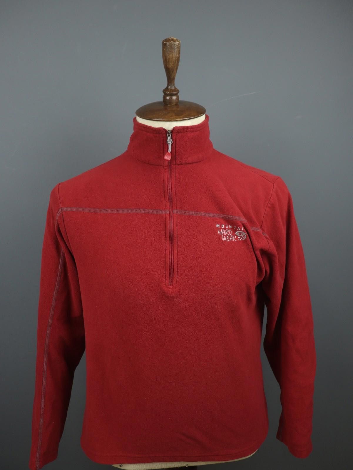 Mountain Hardwear Mountain Hard Wear Red Mock Neck Fleece Sweatshirt Size US M / EU 48-50 / 2 - 1 Thumbnail