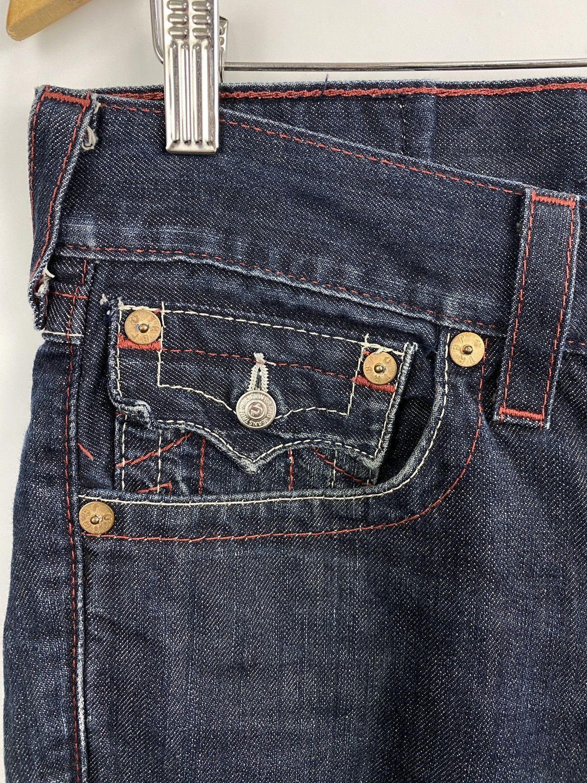 True Religion 🇺🇸 Vintage True Religion Denim Jeans Mde in USA Y2K Rare Hype Size US 30 / EU 46 - 6 Thumbnail