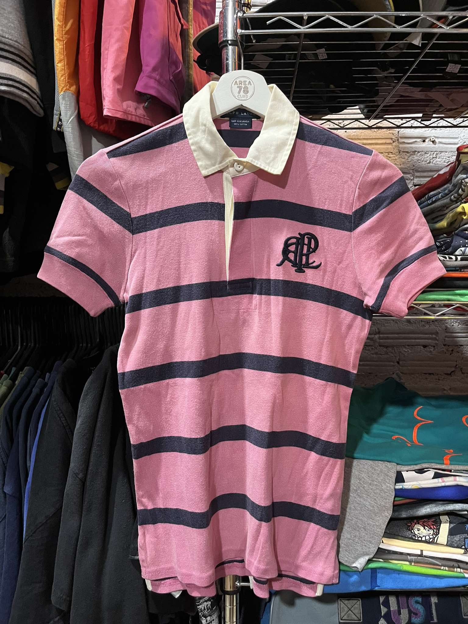 Polo Ralph Lauren Polo Ralph Lauren CPRL Rugby Striped Shirt Y2K Size S / US 4 / IT 40 - 1 Thumbnail