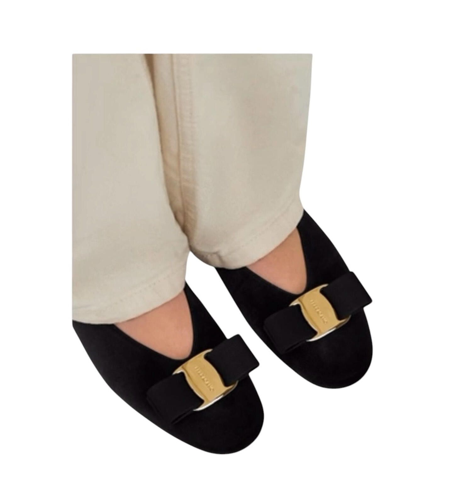 Salvatore Ferragamo Ferragamo Vara Bow Ballet Flat Size ONE SIZE - 4 Thumbnail