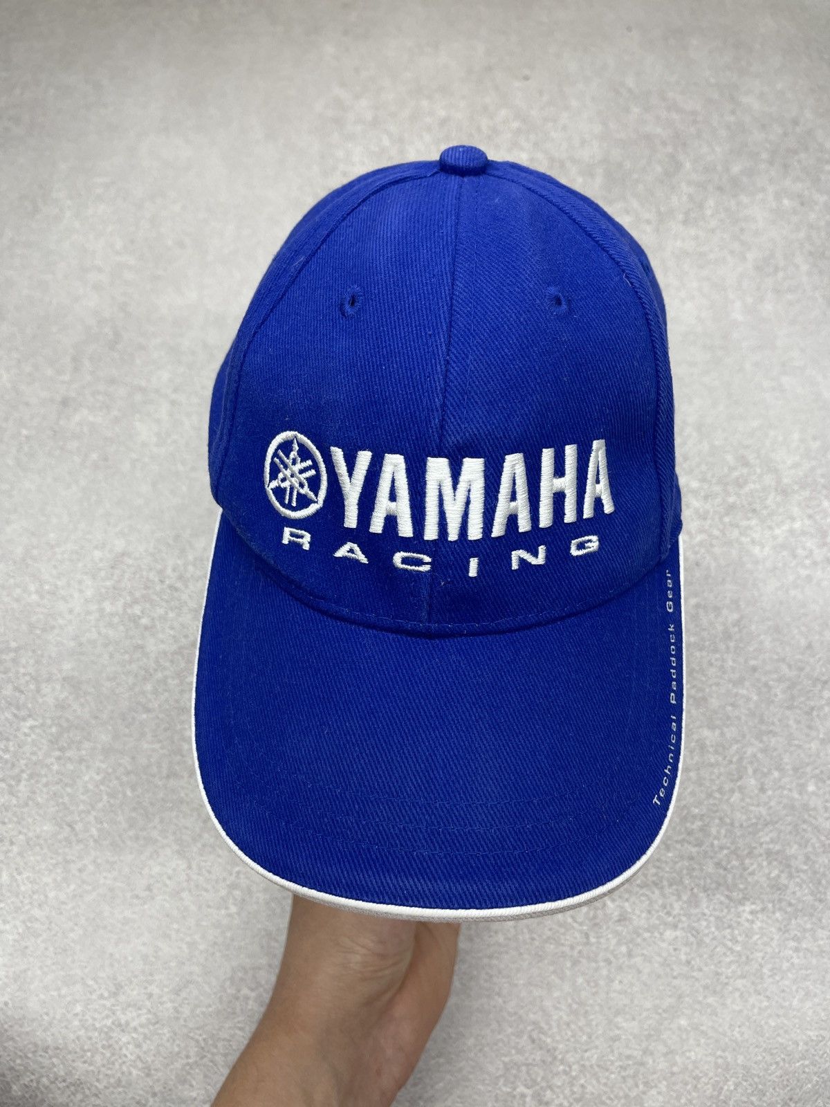 Yamaha Vintage Yamaha Racing Paddock Gear Cap Blue Y2K F1 Size ONE SIZE - 3 Thumbnail
