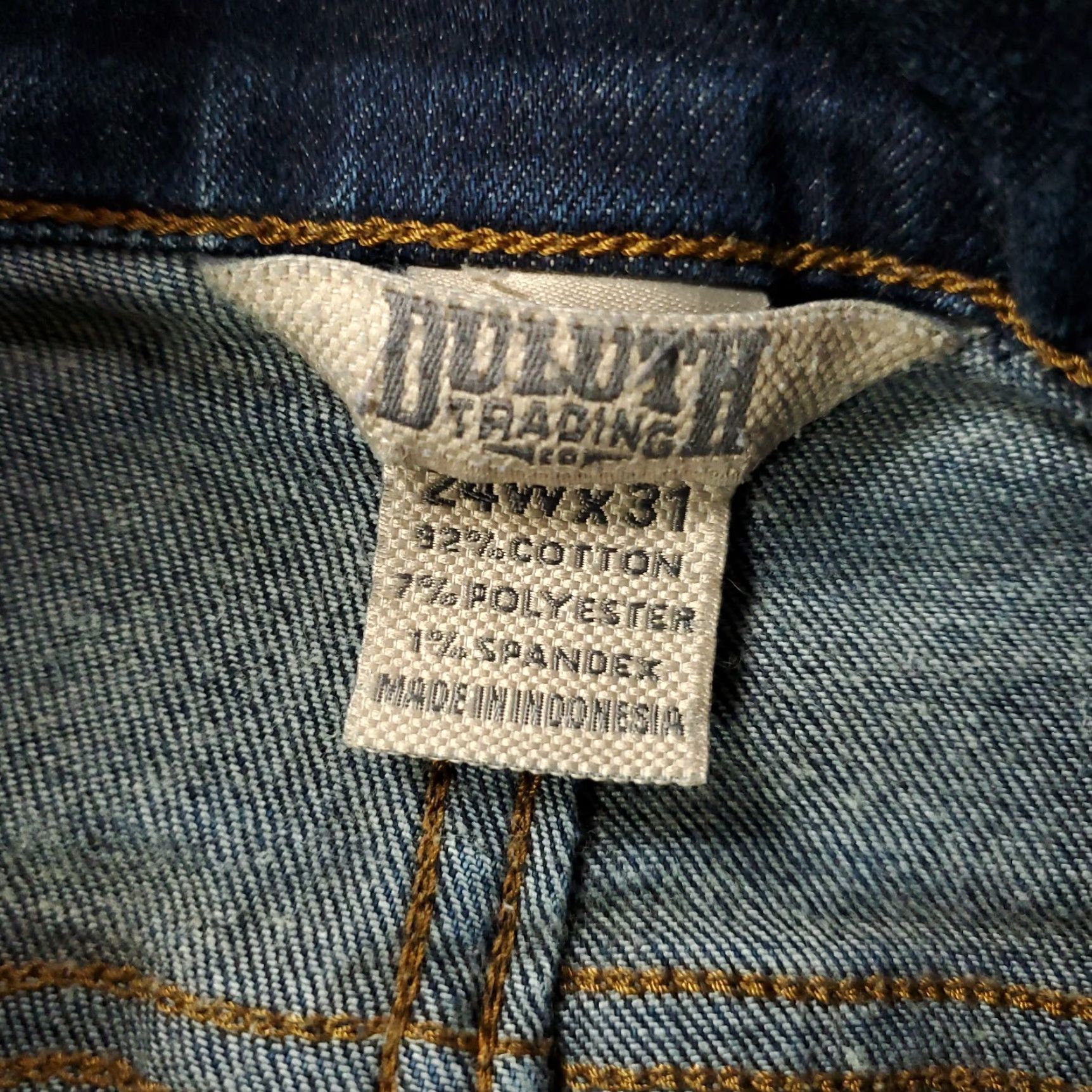 Denime Duluth Jeans Womens 24W X31 Blue Straight Fit Denim Pockets Stretch 24W Size 42" / US 20 - 5 Thumbnail