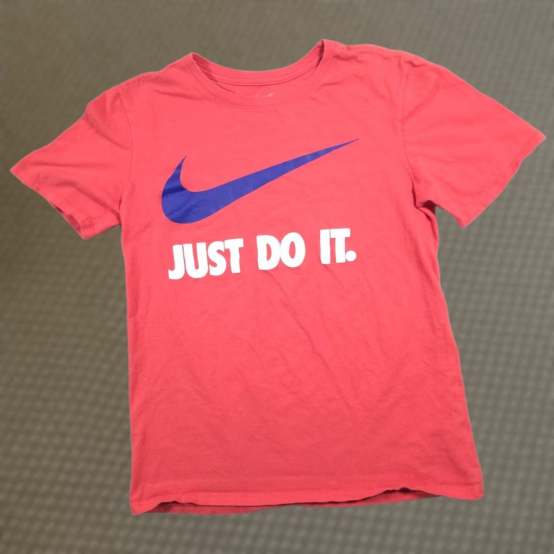 Nike Nike Just Do It Shirt Mens S Red Swoosh Graphic Tee Athletic Crewneck Size US S / EU 44-46 / 1 - 1 Thumbnail