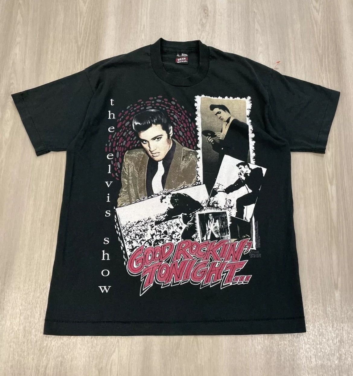 Rap Tees × Vintage Vintage Elvis Presley The Elvis Show Good Rockin Tonight Lg Size US L / EU 52-54 / 3 - 1 Thumbnail