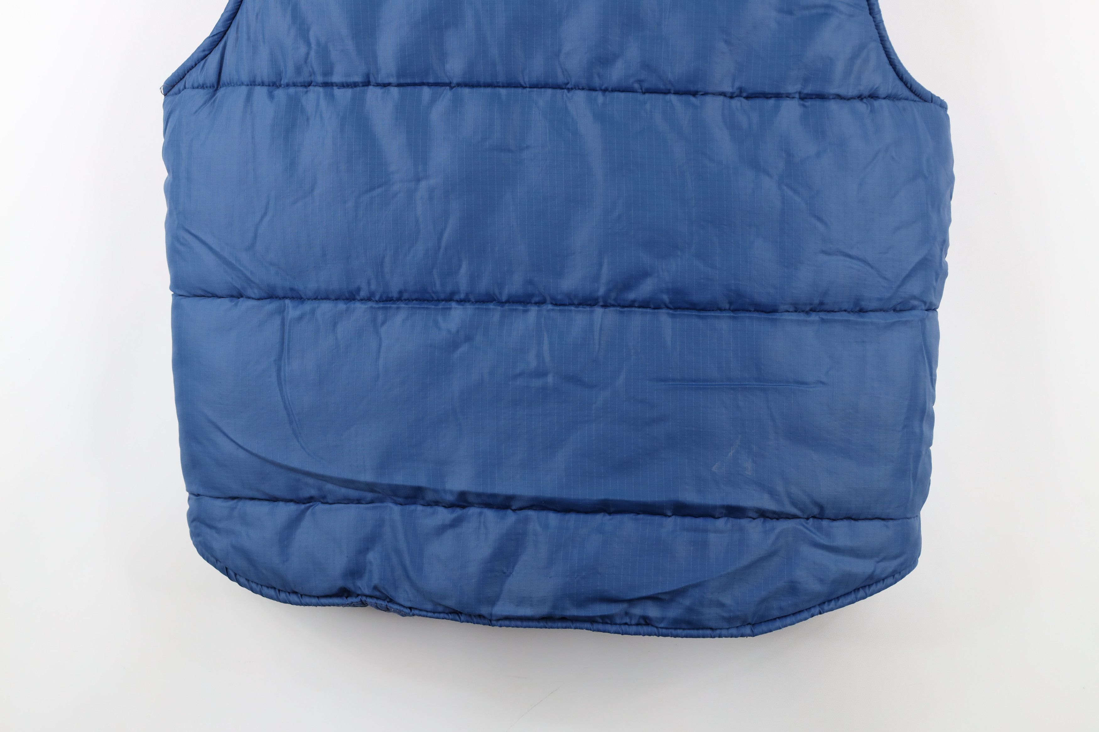 Vintage Vintage 70s Streetwear Boxy Fit Puffer Vest Jacket Blue Size US S / EU 44-46 / 1 - 15 Thumbnail