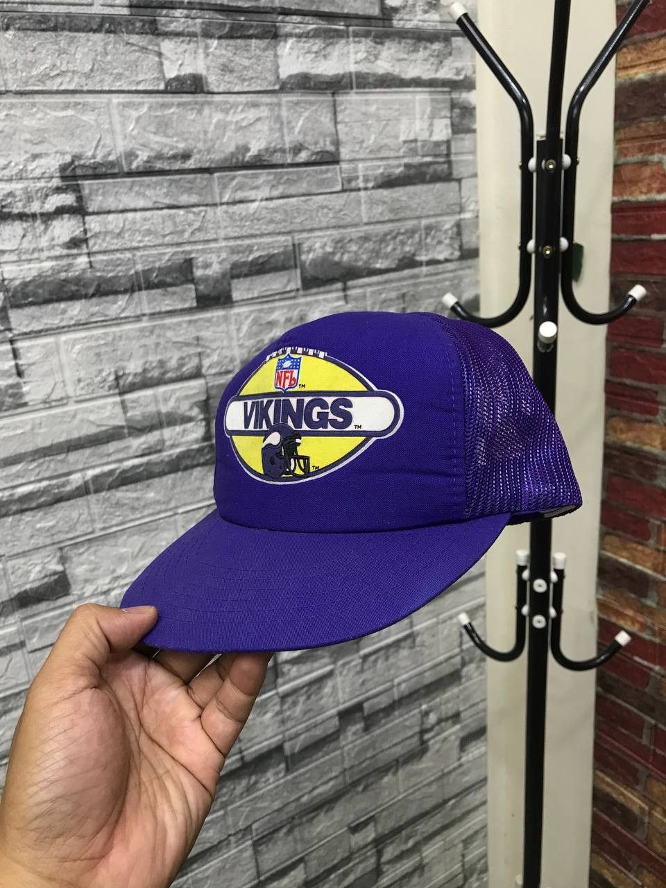 NFL × Vintage VINTAGE 90S NFL VIKINGS HAT Size ONE SIZE - 7 Thumbnail