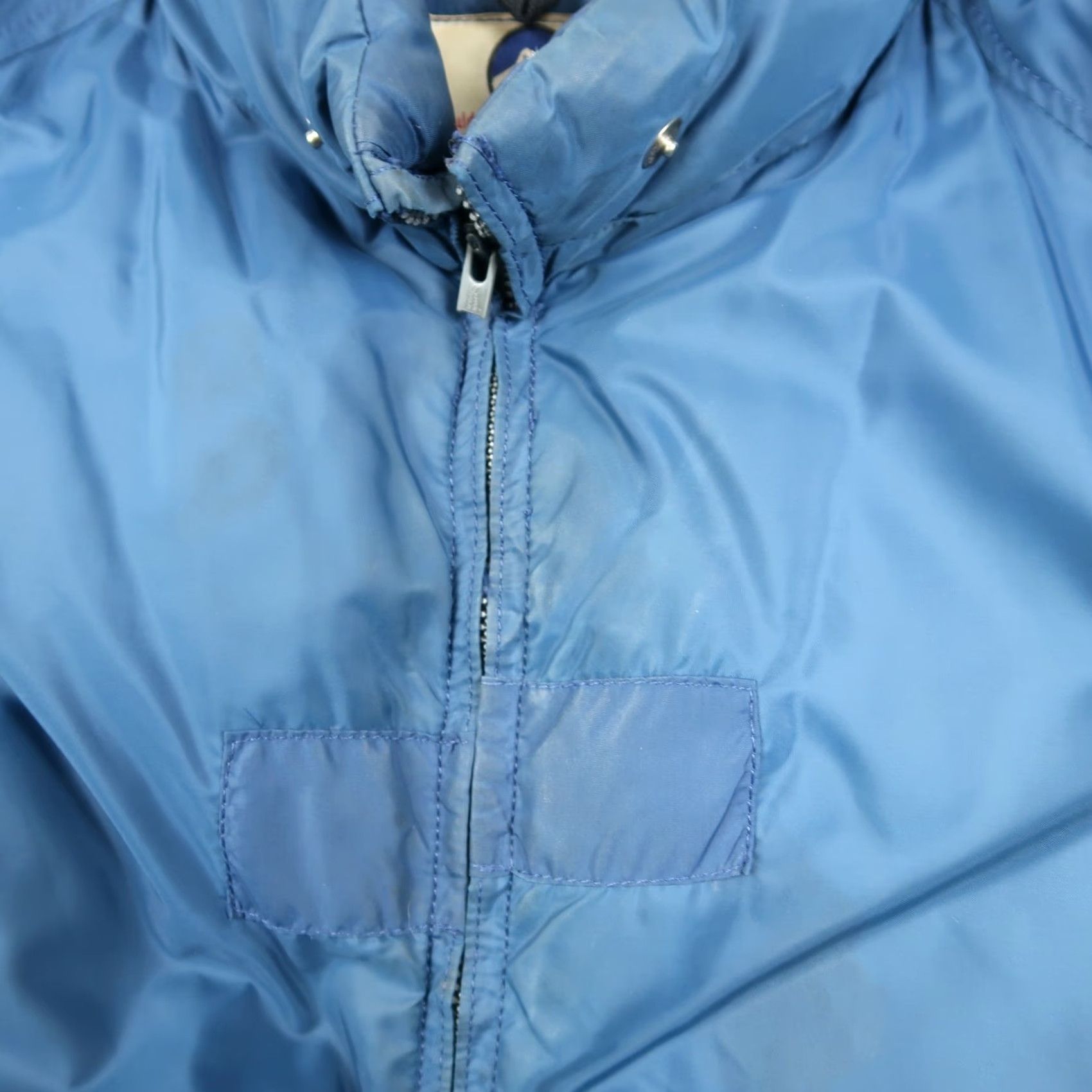 CO VINTAGE Gerry Ski Jacket Down Parka Blue L Mens Parka Ski Jacket 60s 1960s Down Puffer Size US L / EU 52-54 / 3 - 4 Thumbnail