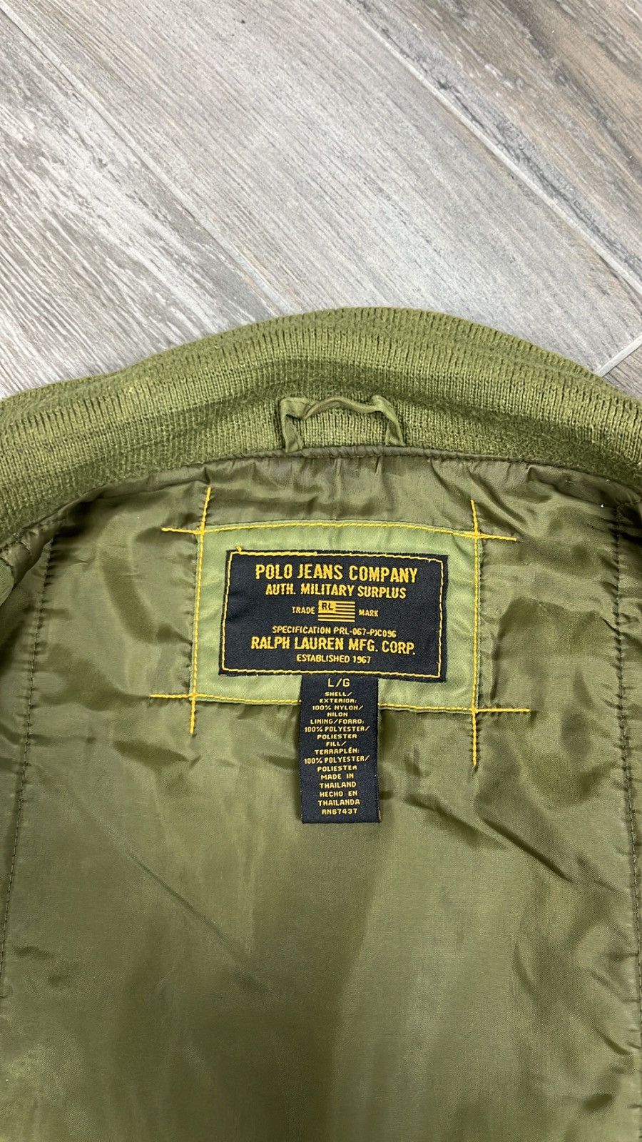 Polo Ralph Lauren × Vintage Rare❗️Vintage Nylon Ralph Lauren Polo Jeans Company bomber Size US L / EU 52-54 / 3 - 10 Thumbnail