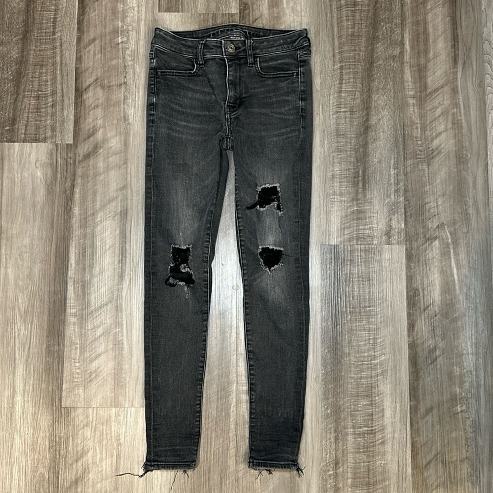 American Eagle Outfitters American Eagle Next Level Stretch Jeggings - 2R Size 26" / US 2 / IT 38 - 1 Thumbnail