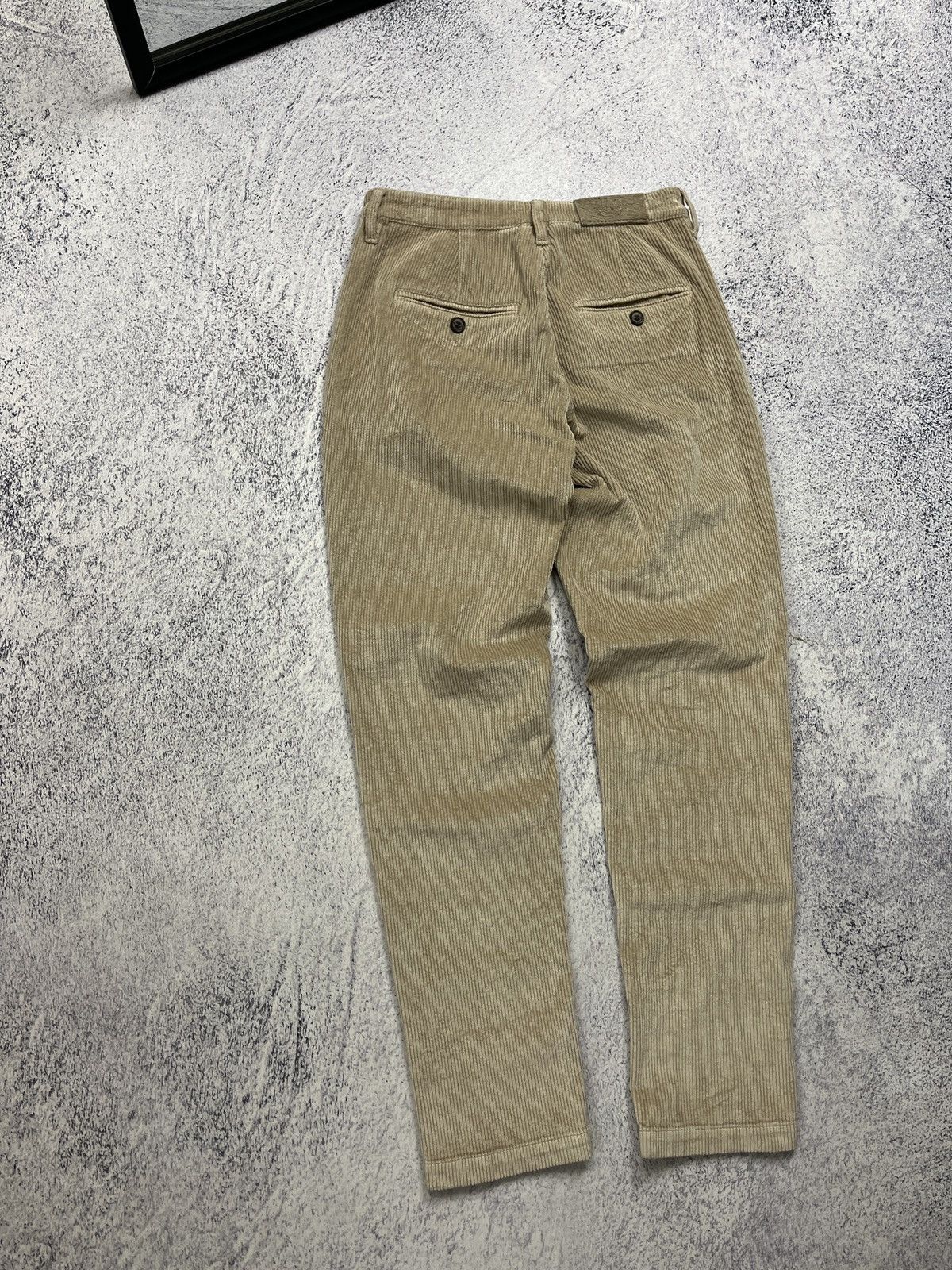 Designer × Jacob Cohen Jacob Cohen Women’s Corduroy Beige Luxury Hand Made Pants Size 25" / US 0 / IT 36 - 4 Thumbnail