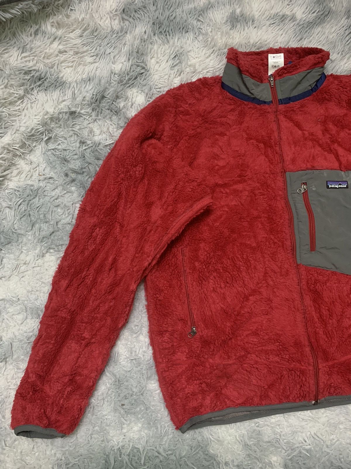 Patagonia × Vintage 90s PATAGONIA FLEECE JACKET RED COLOUR 🔥🔥 Size US L / EU 52-54 / 3 - 3 Thumbnail