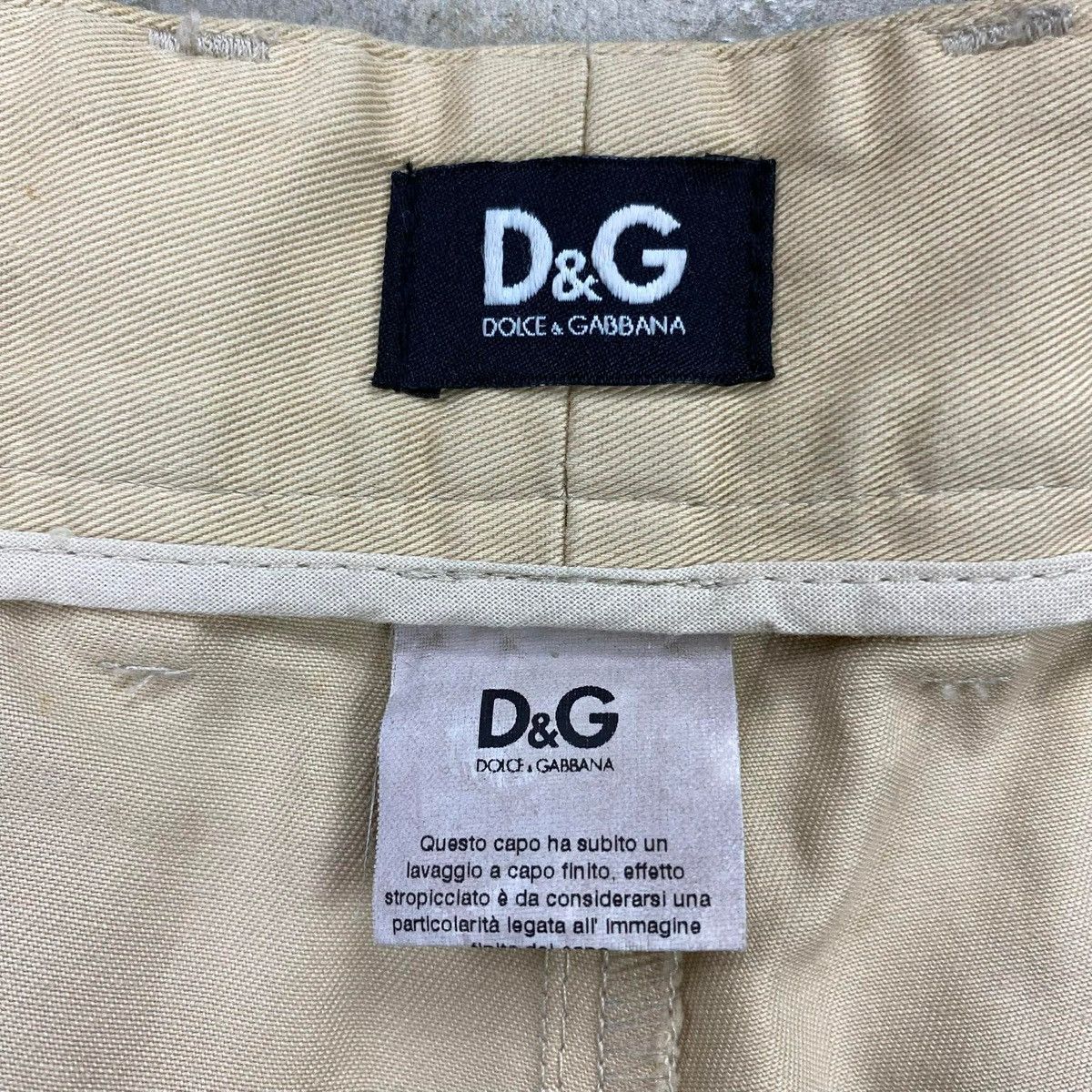 Dolce & Gabbana Side Taped Belted Trousers Size US 34 / EU 50 - 6 Thumbnail