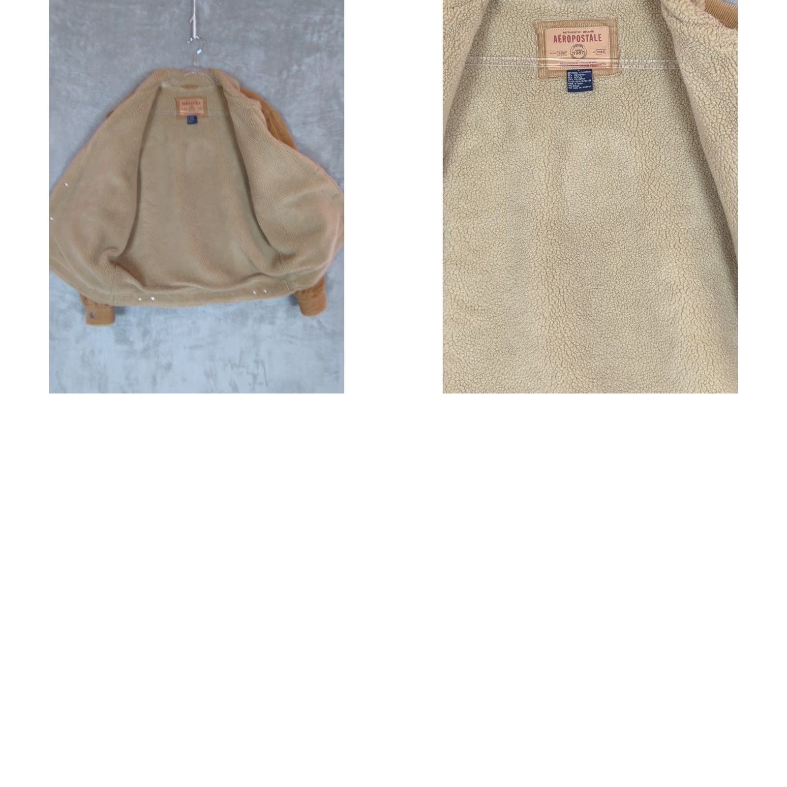 Vintage VINTAGE Aeropostale Jacket Mens L Brown Corduroy Sherpa Lined Trucker Jacket Size US L / EU 52-54 / 3 - 10 Thumbnail