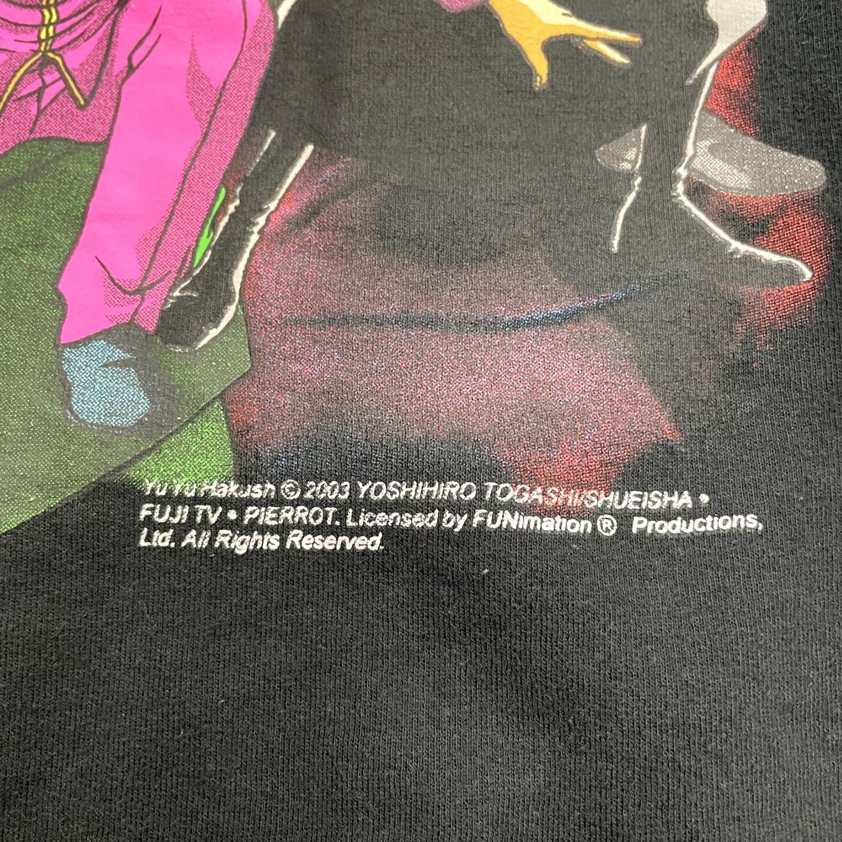 Vintage Yuyu Hakush Anime Graphic Hoodie Sweatshirt Unisex Small Black Pullover Size US S / EU 44-46 / 1 - 5 Thumbnail