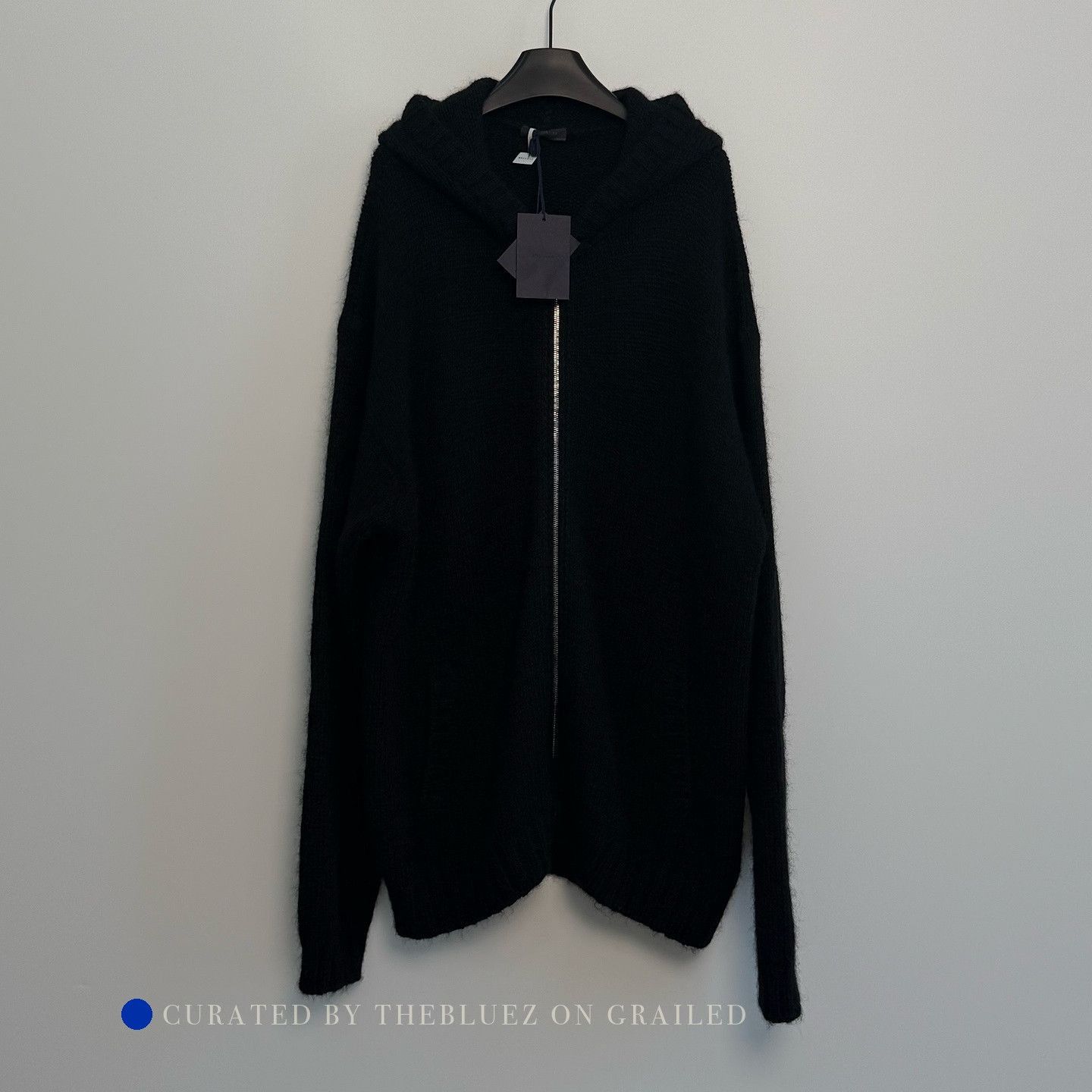 Prada Black Zip Hoodie with Logo Detail Size US L / EU 52-54 / 3 - 1 Thumbnail