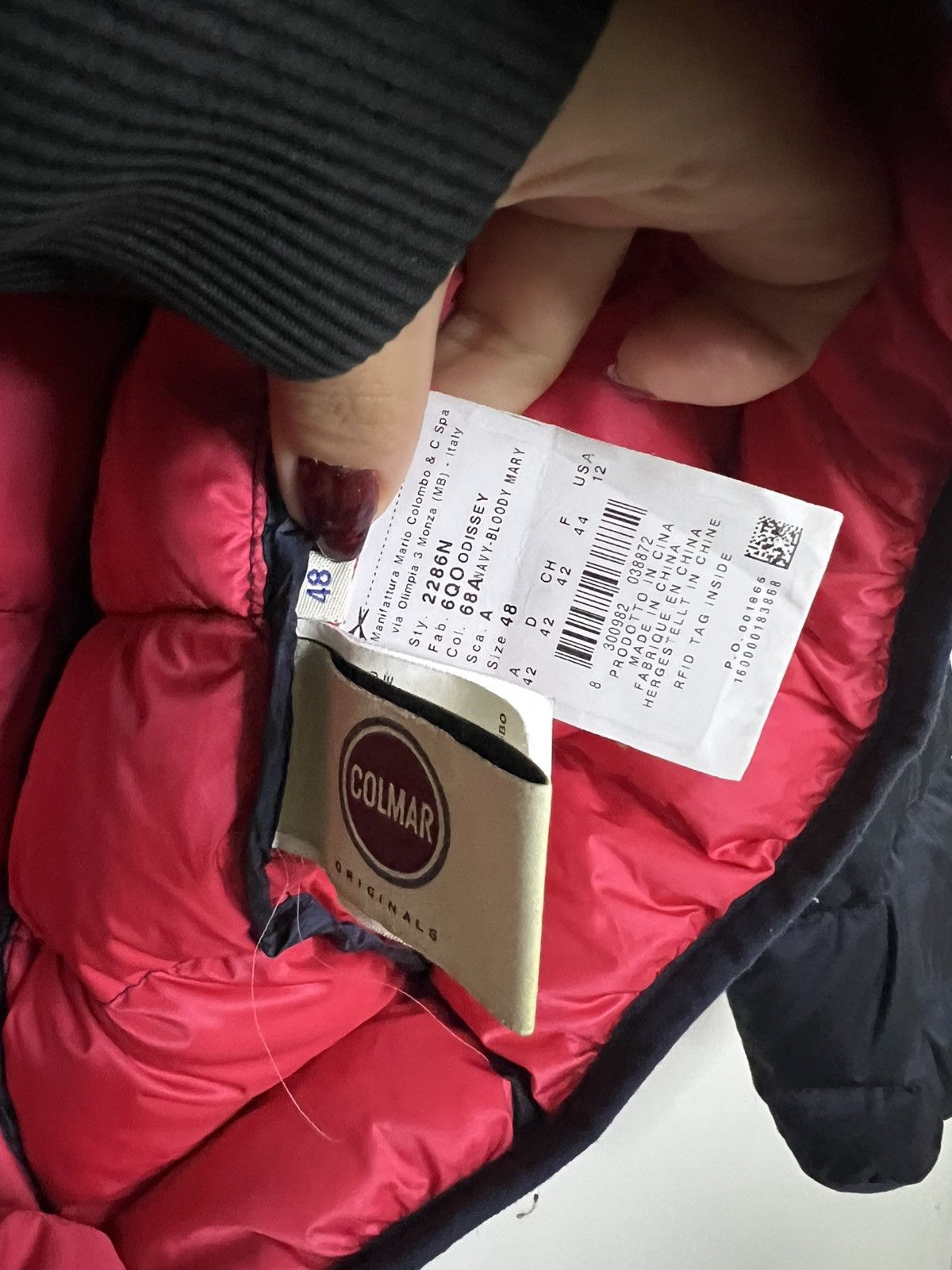 Colmar Colmar down jacket M blue puffer Size M / US 6-8 / IT 42-44 - 2 Thumbnail