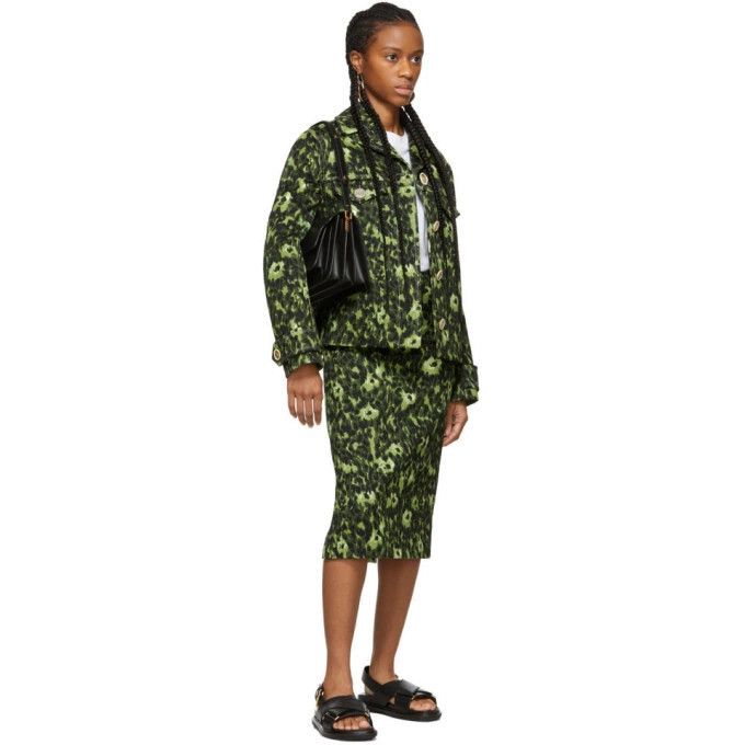 Marni o1y1025 Jacket in Military Green Size XS / US 0-2 / IT 36-38 - 4 Thumbnail