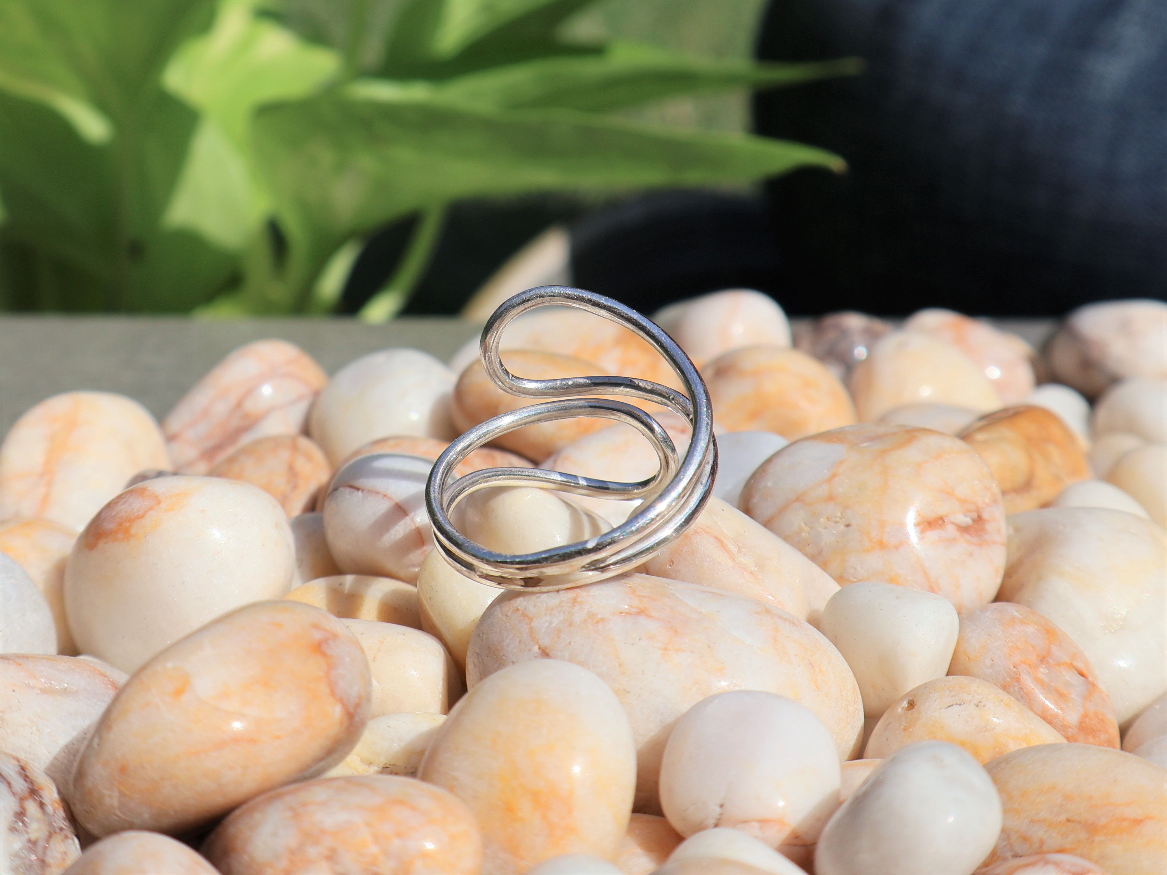 Handmade Silver Band Ring, 925 Silver Jewelry, Handmade Promise Ring, Size ONE SIZE - 5 Thumbnail