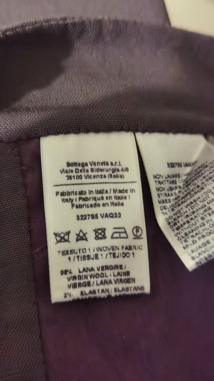 Bottega Veneta Bottega Veneta Mens Wool Suit Size 46 Made in Italy Size 46R - 6 Thumbnail