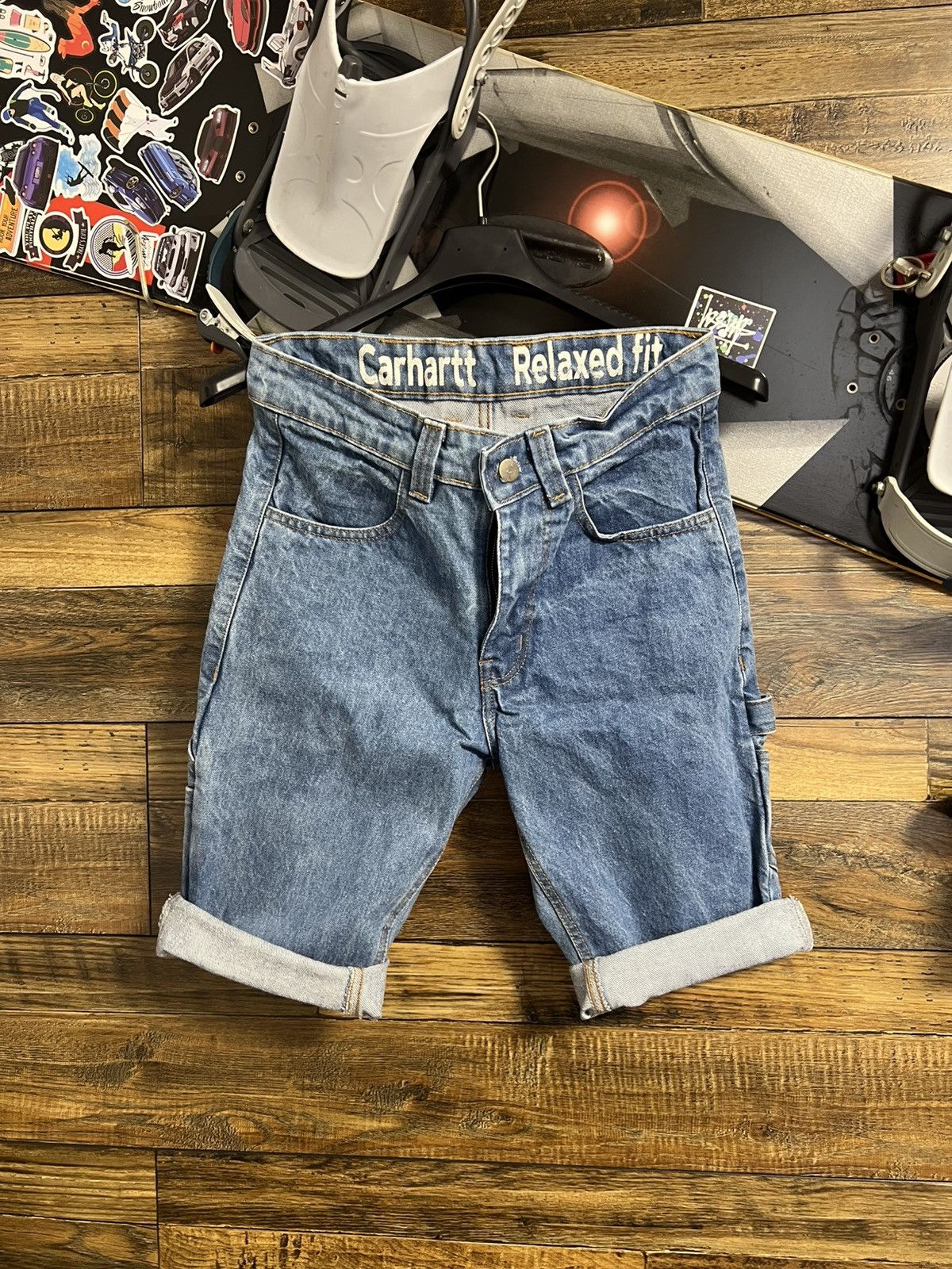 Carhartt Carhartt Men's Relaxed Fit Carpenter Denim Shorts Size 30 Size US 30 / EU 46 - 6 Thumbnail