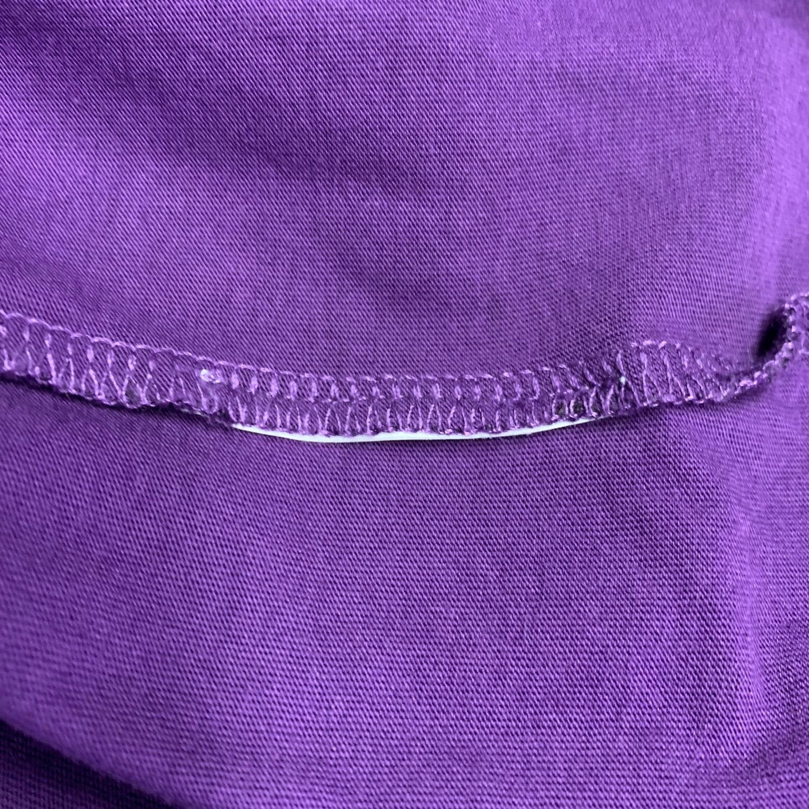 Versace VERSACE JEANS Size L Purple Black Print Crew Neck T-shirt Size US L / EU 52-54 / 3 - 6 Thumbnail