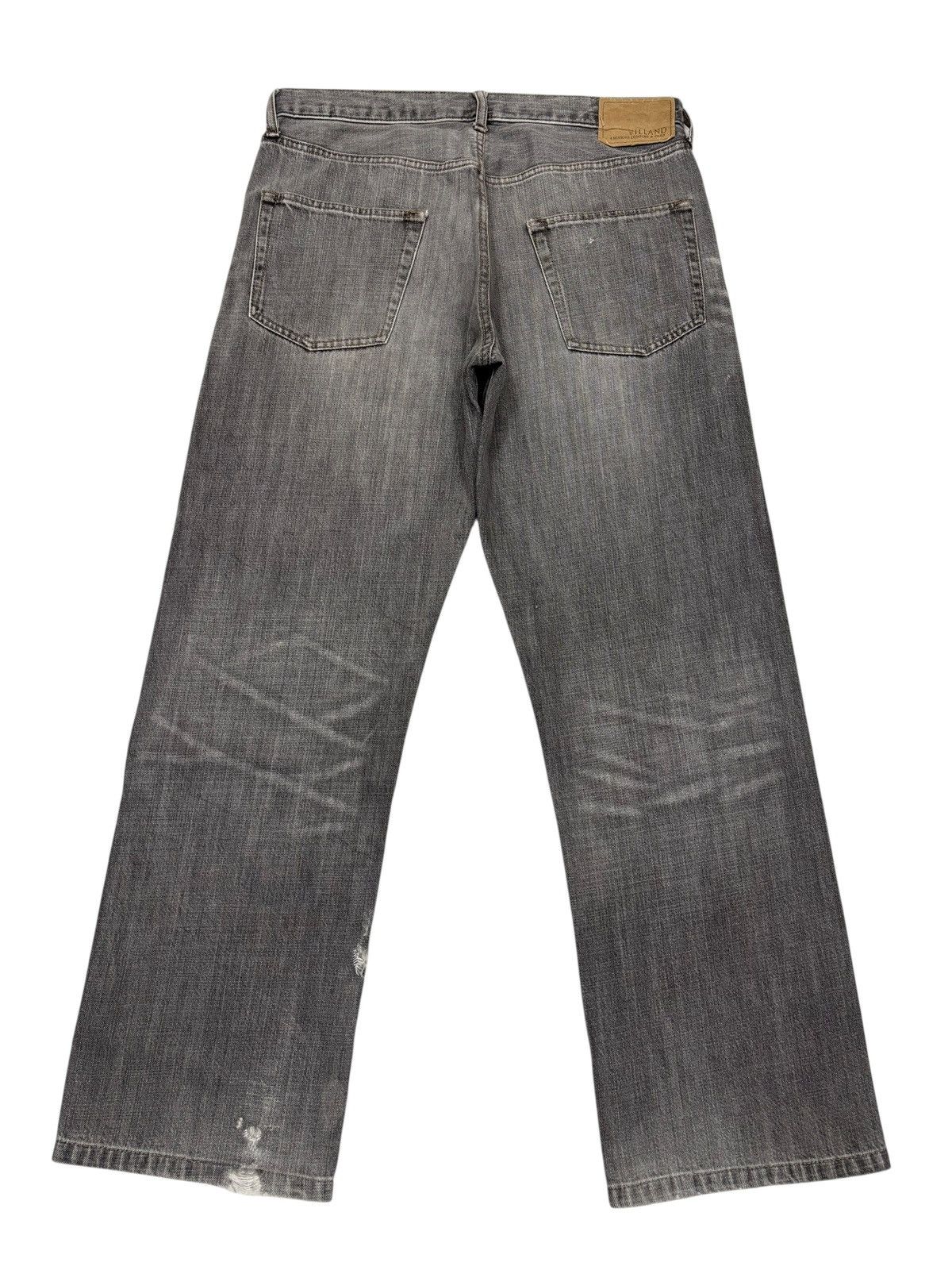 Hysteric Glamour Vintage Villand Faded Black Japanese Style Distressed Denim Size US 33 - 8 Thumbnail
