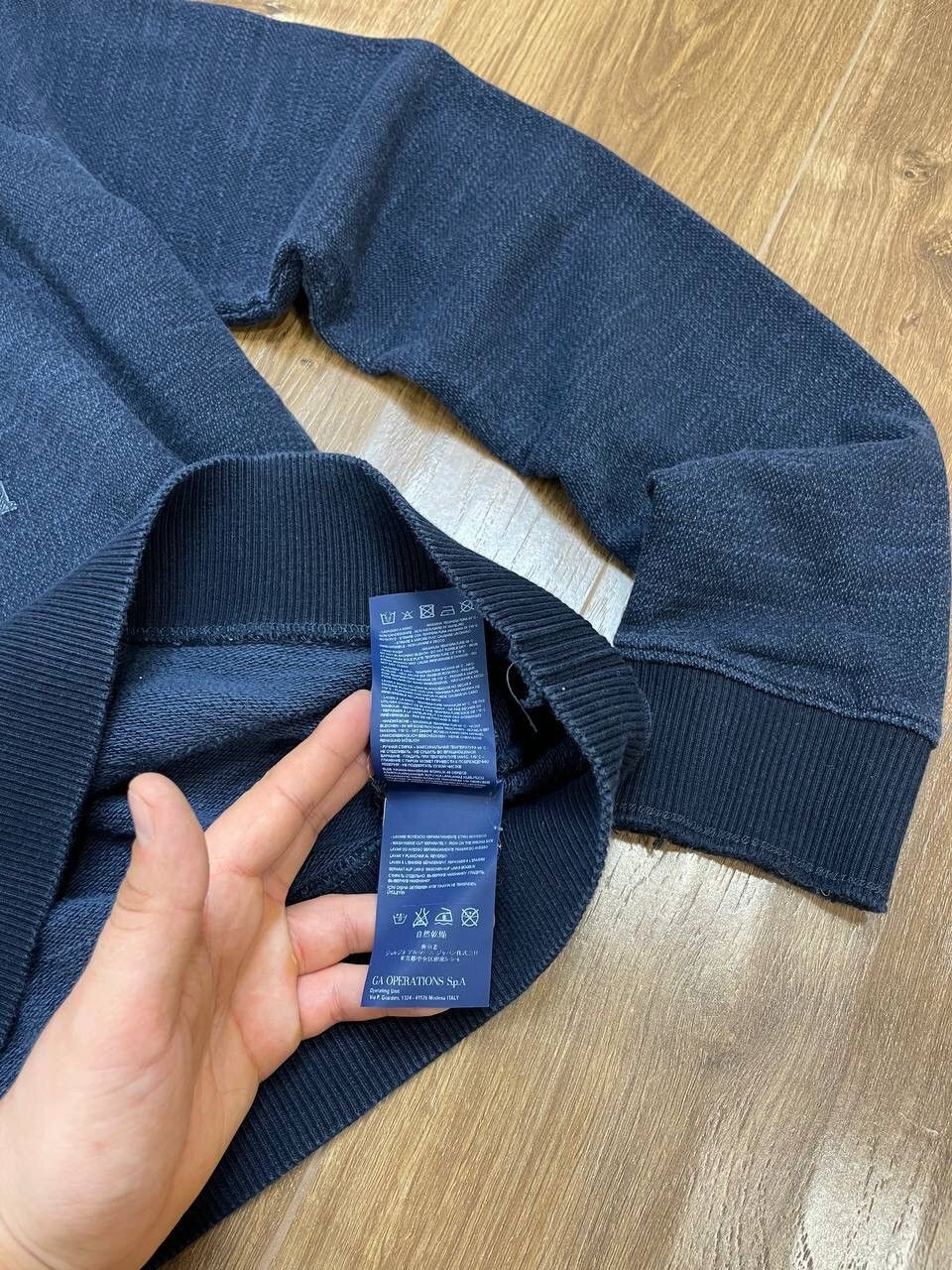 Armani × Vintage Vintage Armani Jeans Blue Big Logo Y2K Style Sweatshirt Size US XL / EU 56 / 4 - 11 Thumbnail