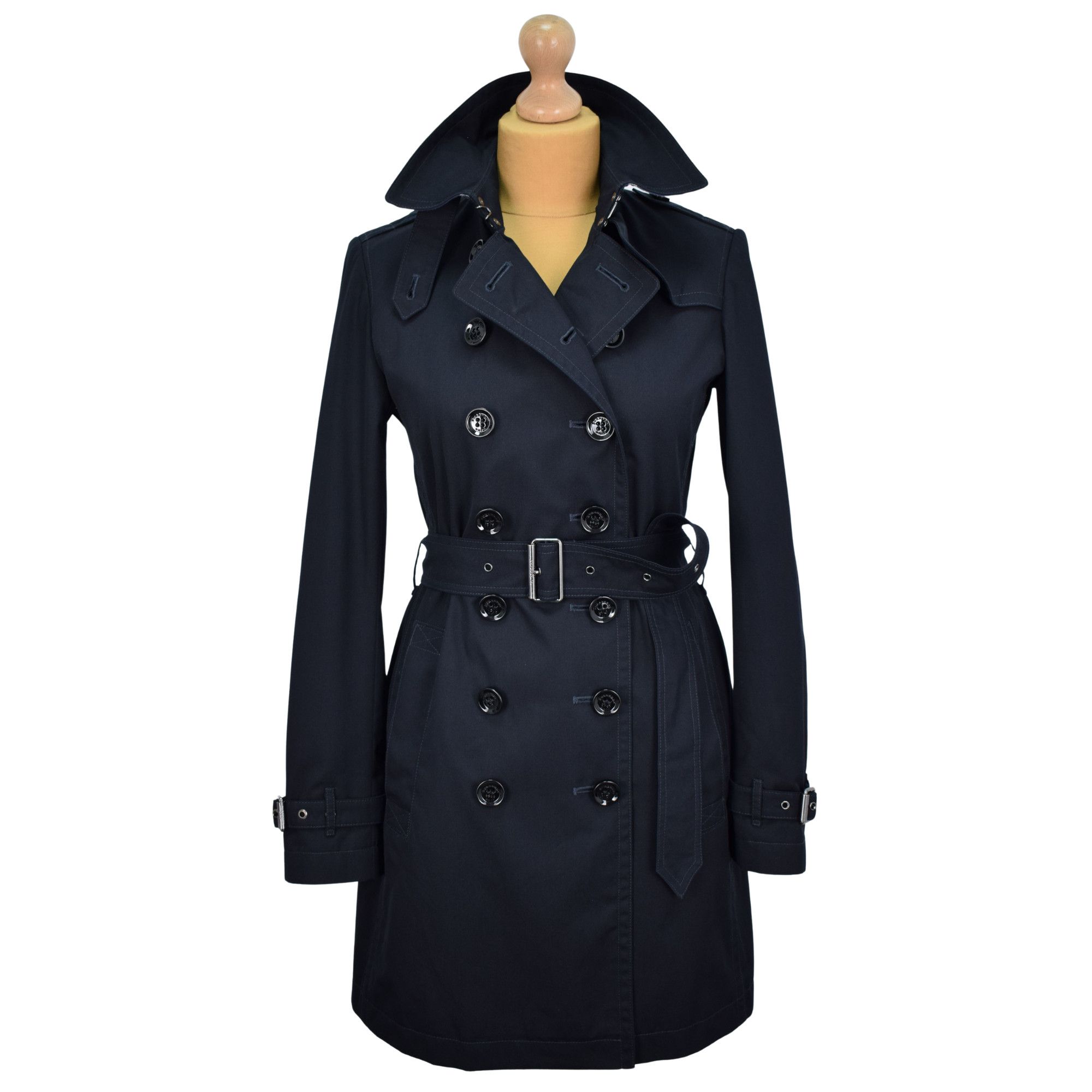 Burberry Burberry Brit Navy Doublebreasted Check Lining